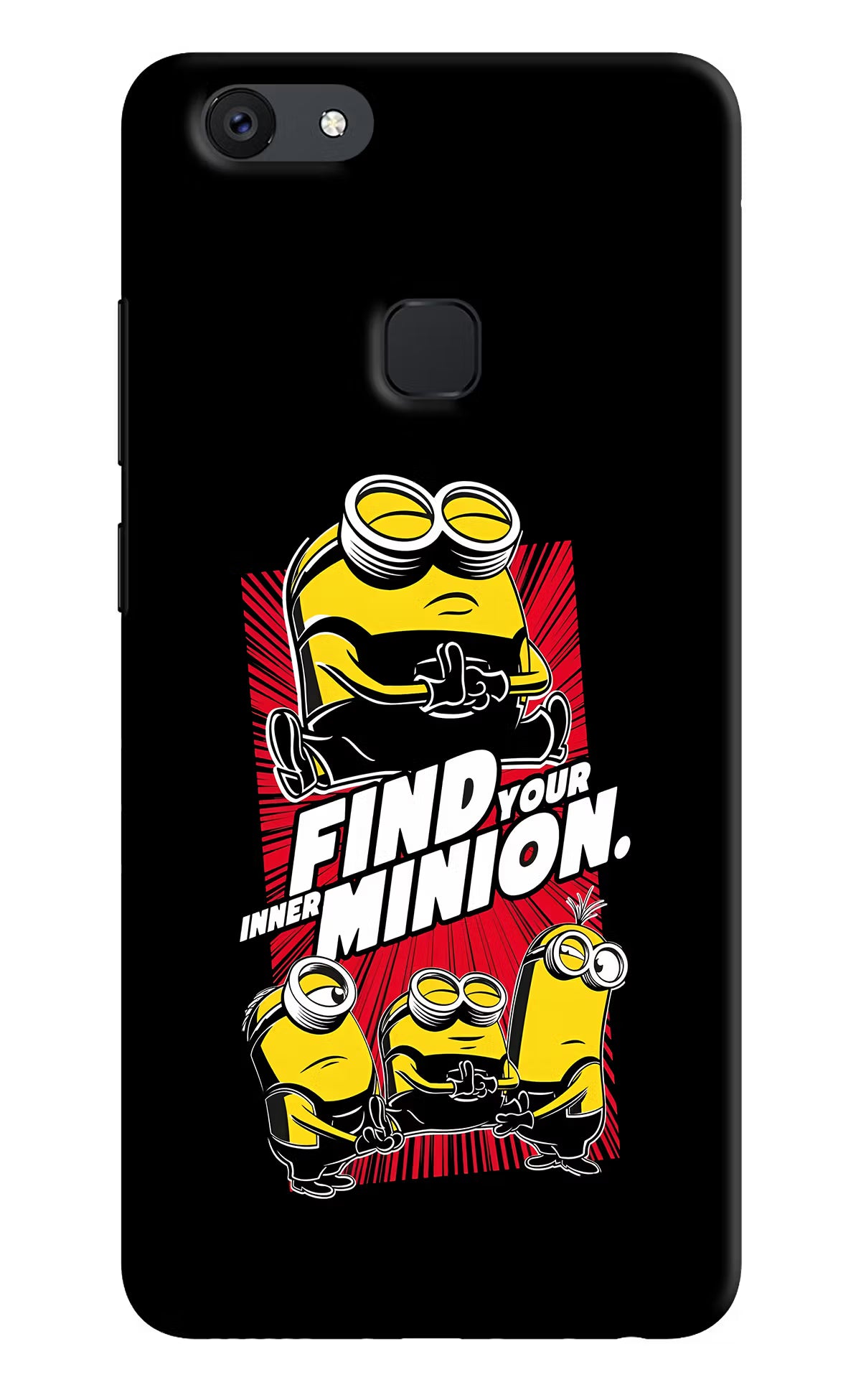 Find your inner Minion Vivo V7 plus Back Cover - Find your inner Minion Vivo V7 plus Hard Case Back Cover by Casekaro Find your inner Minion Vivo V7 plus Hard Case Back Cover by Casekaro