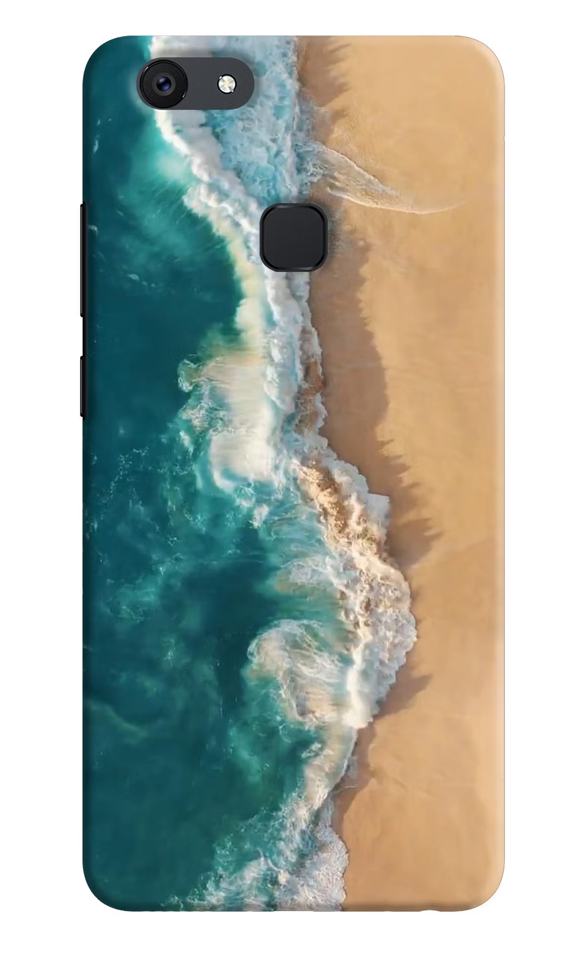 Ocean Beach Vivo V7 plus Back Cover - Ocean Beach Vivo V7 plus Hard Case Back Cover by Casekaro Ocean Beach Vivo V7 plus Hard Case Back Cover by Casekaro