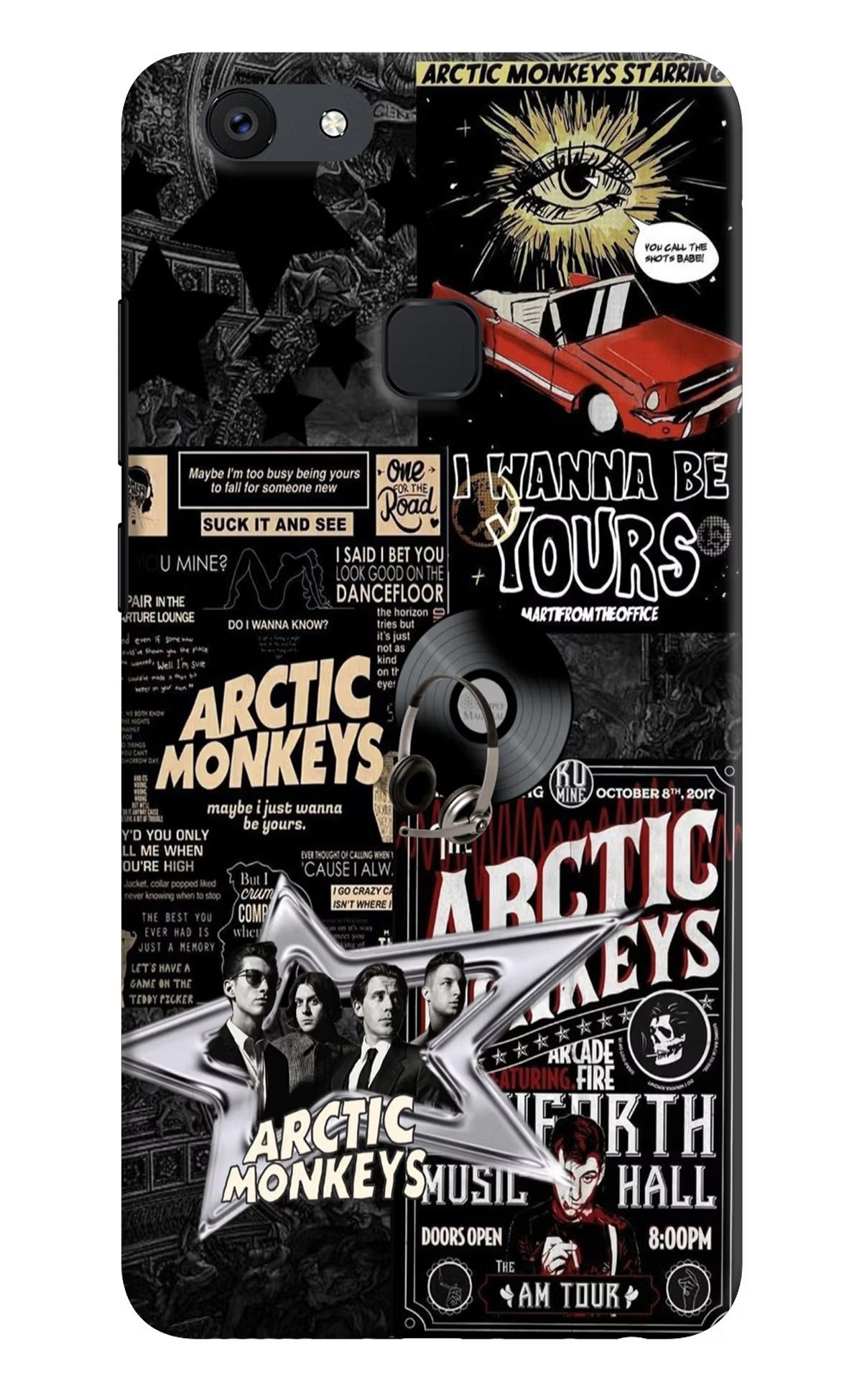 Arctic Monkeys Vivo V7 plus Back Cover - Arctic Monkeys Vivo V7 plus Hard Case Back Cover by Casekaro Arctic Monkeys Vivo V7 plus Hard Case Back Cover by Casekaro