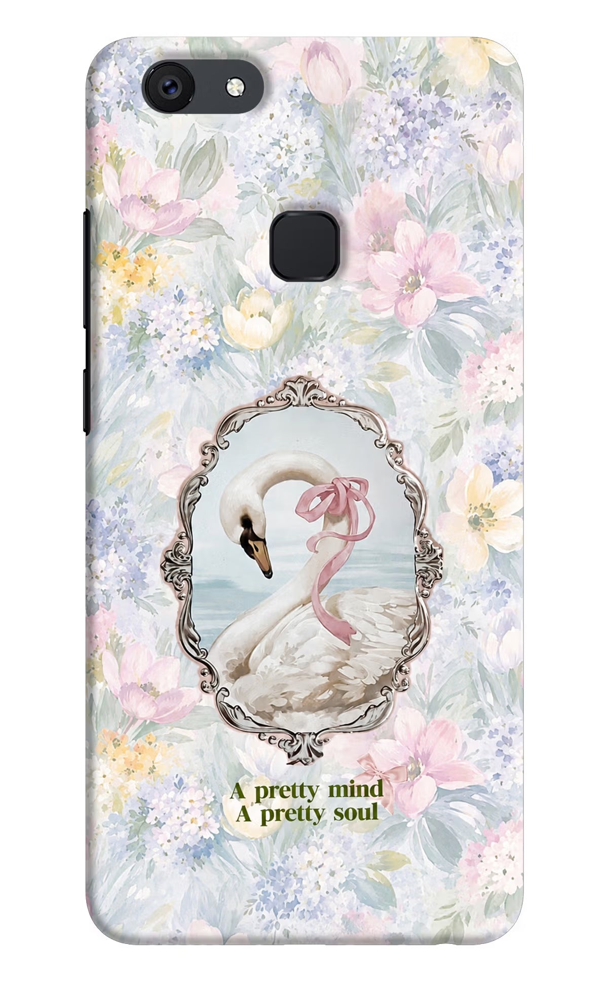 Pretty Mind Pretty Soul Vivo V7 plus Back Cover - Pretty Mind Pretty Soul Vivo V7 plus Back Cover Pretty Mind Pretty Soul Vivo V7 plus Back Cover