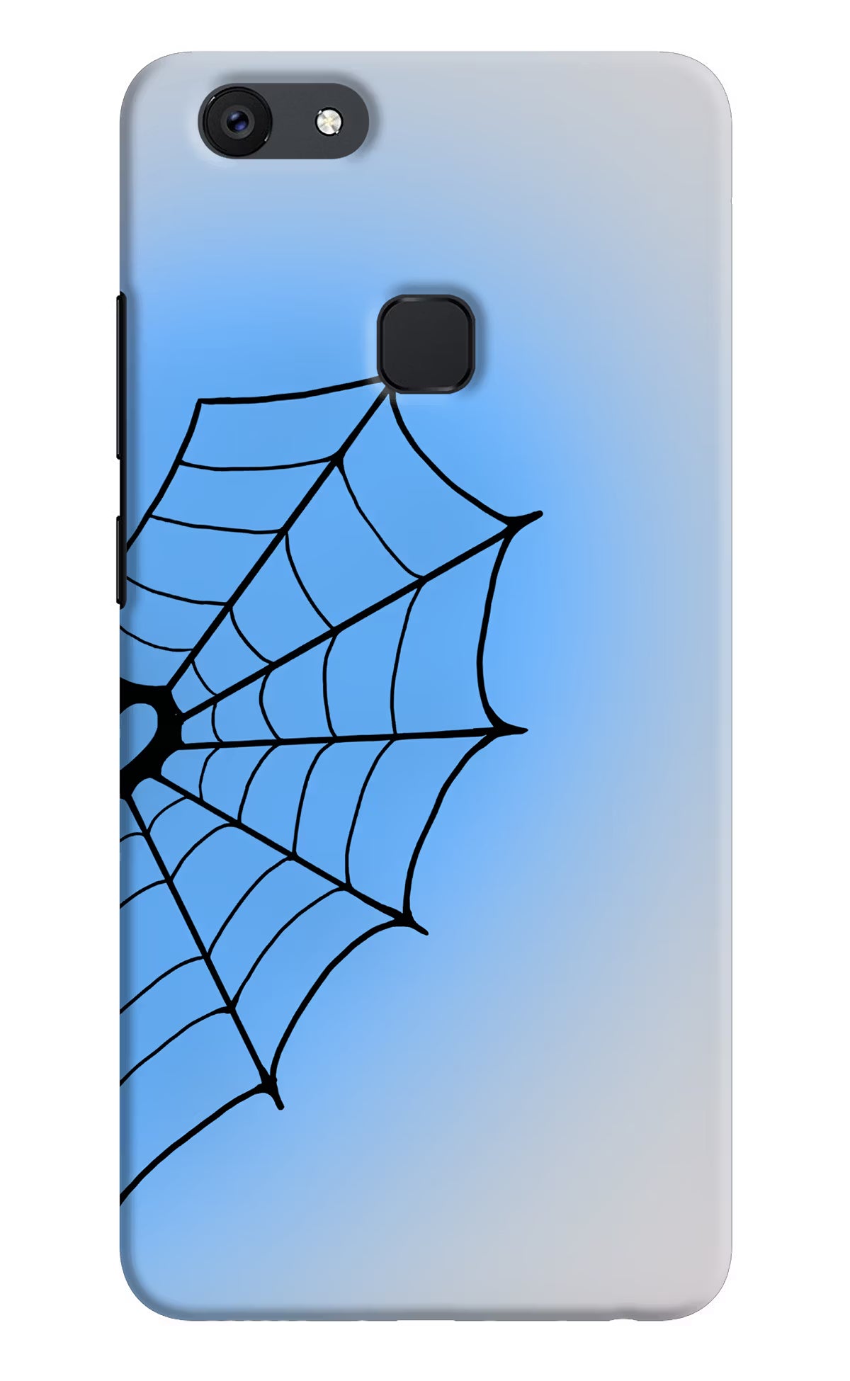 Blue Web Vivo V7 plus Back Cover - Blue Web Vivo V7 plus Back Cover Blue Web Vivo V7 plus Back Cover