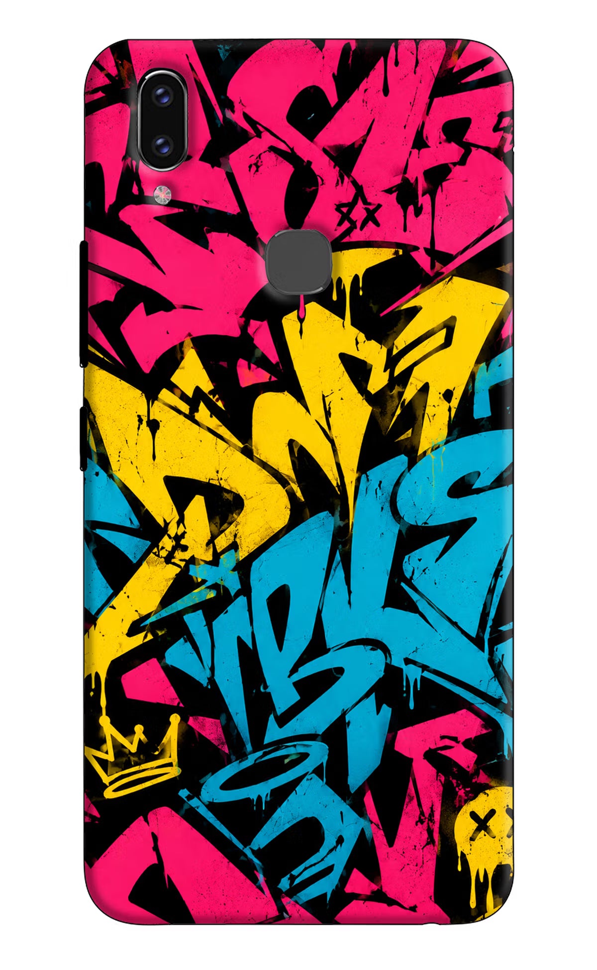 Graffiti Vibe Vivo V9/V9 Pro/V9 Youth Back Cover - Graffiti Vibe Vivo V9/V9 Pro/V9 Youth Back Cover Graffiti Vibe Vivo V9/V9 Pro/V9 Youth Back Cover