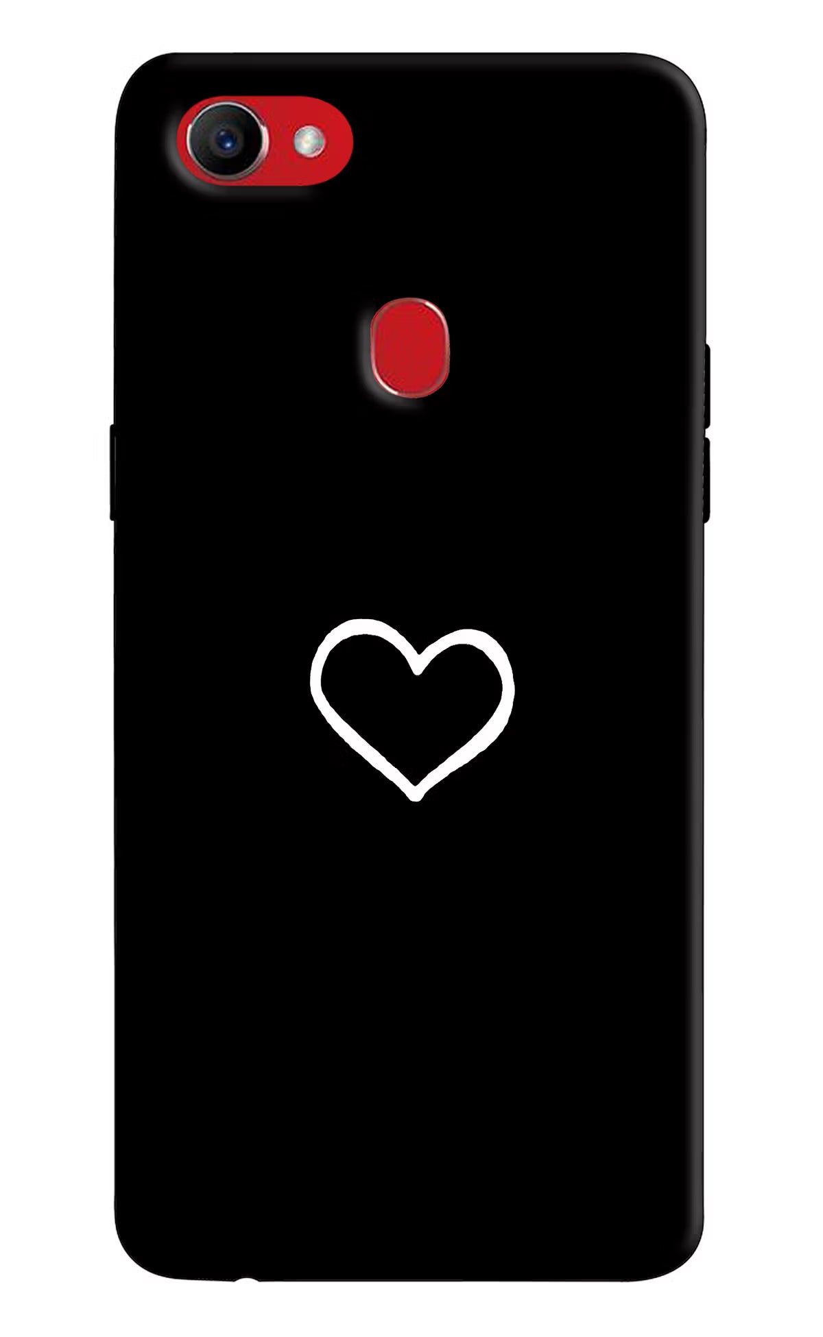 Heart Oppo F7 Back Cover - Heart Oppo F7 Hard Case Back Cover by Casekaro Heart Oppo F7 Hard Case Back Cover by Casekaro