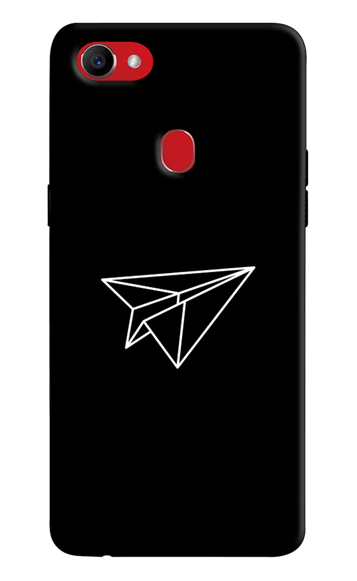 Paper Plane White Oppo F7 Back Cover - Paper Plane White Oppo F7 Hard Case Back Cover by Casekaro Paper Plane White Oppo F7 Hard Case Back Cover by Casekaro