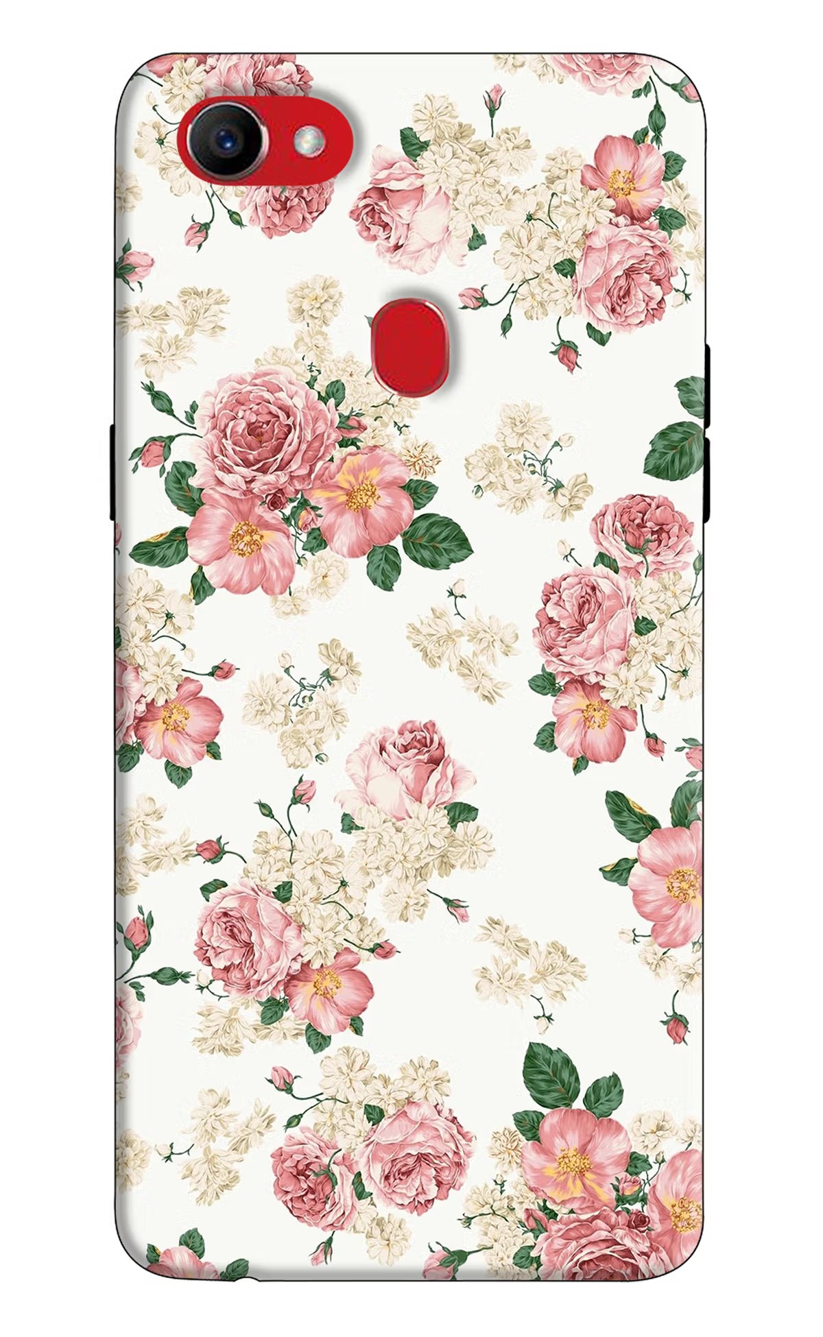 Flowers Oppo F7 Back Cover - Flowers Oppo F7 Hard Case Back Cover by Casekaro Flowers Oppo F7 Hard Case Back Cover by Casekaro