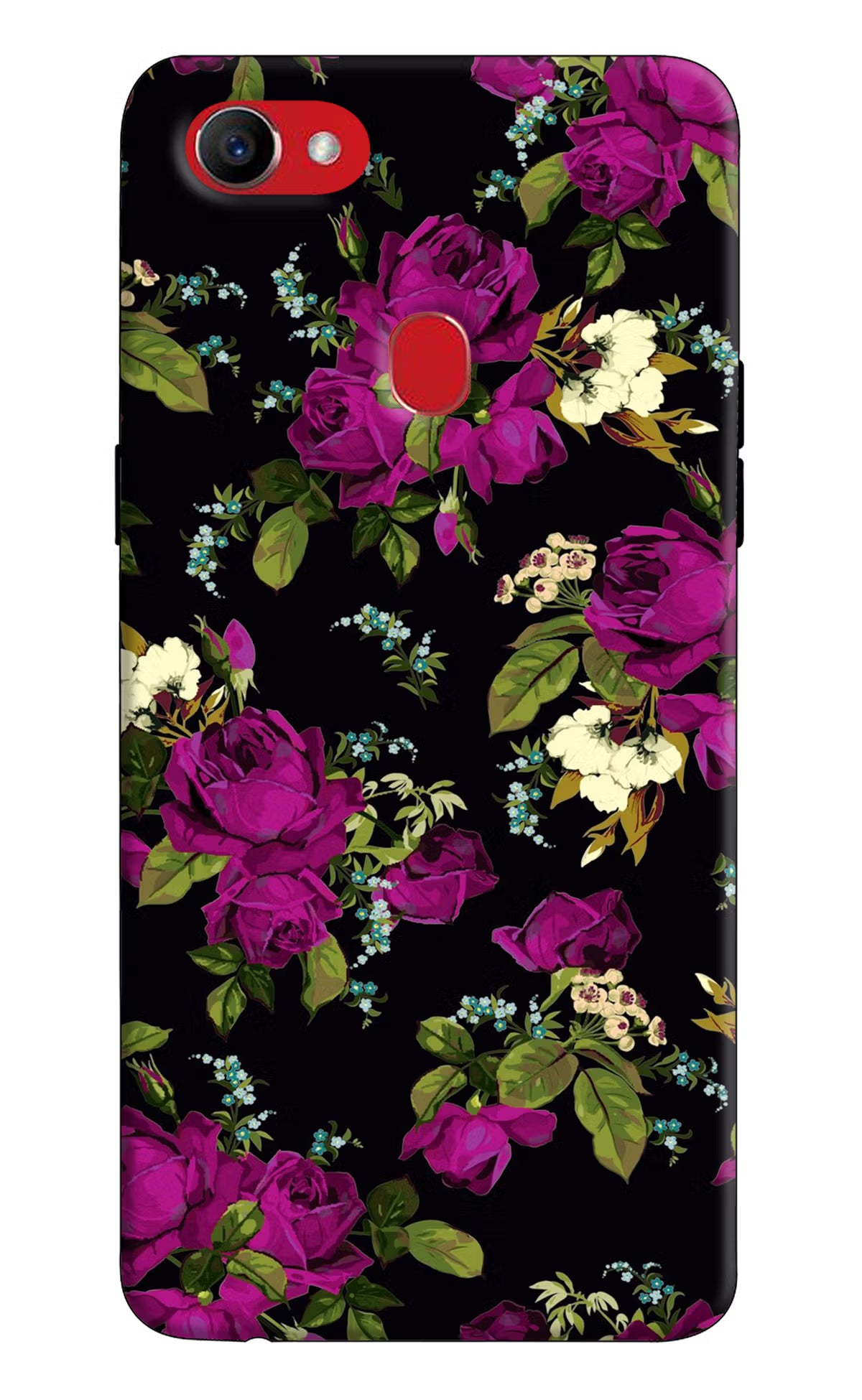 Flowers Oppo F7 Back Cover - Flowers Oppo F7 Hard Case Back Cover by Casekaro Flowers Oppo F7 Hard Case Back Cover by Casekaro