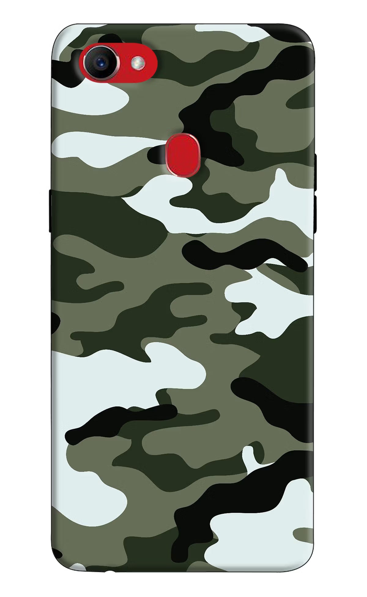 Camouflage Oppo F7 Back Cover - Camouflage Oppo F7 Hard Case Back Cover by Casekaro Camouflage Oppo F7 Hard Case Back Cover by Casekaro