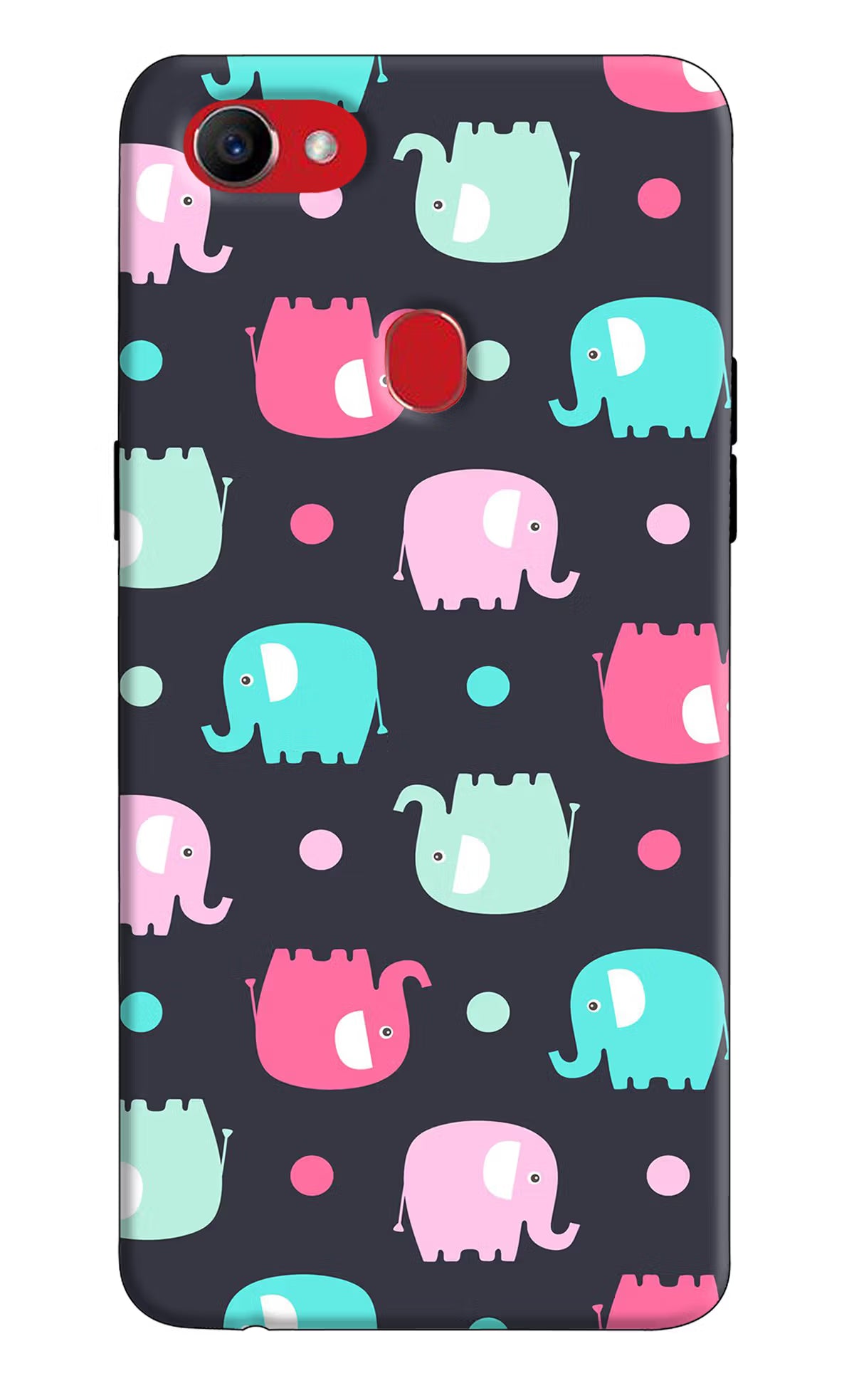 Elephants Oppo F7 Back Cover - Elephants Oppo F7 Hard Case Back Cover by Casekaro Elephants Oppo F7 Hard Case Back Cover by Casekaro