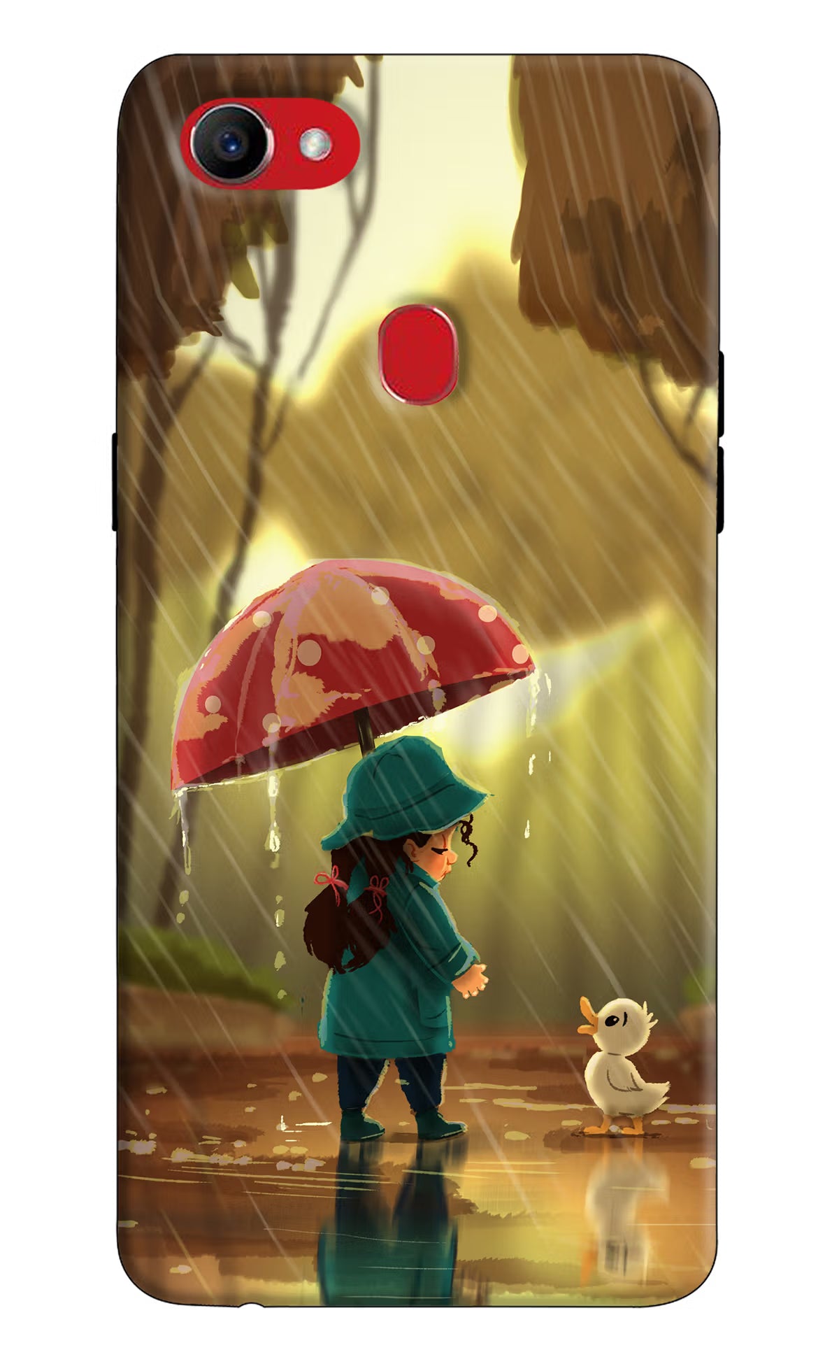 Rainy Day Oppo F7 Back Cover - Rainy Day Oppo F7 Hard Case Back Cover by Casekaro Rainy Day Oppo F7 Hard Case Back Cover by Casekaro