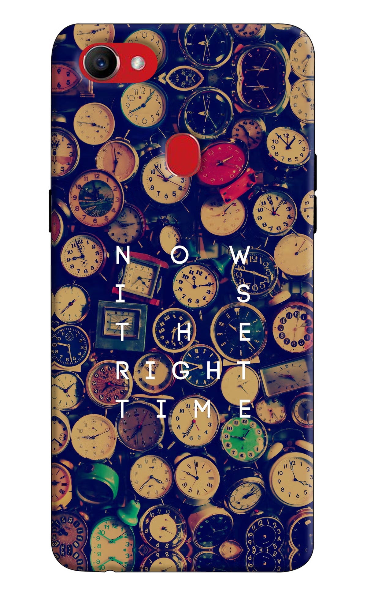 Now is the Right Time Quote Oppo F7 Back Cover - Now is the Right Time Quote Oppo F7 Hard Case Back Cover by Casekaro Now is the Right Time Quote Oppo F7 Hard Case Back Cover by Casekaro