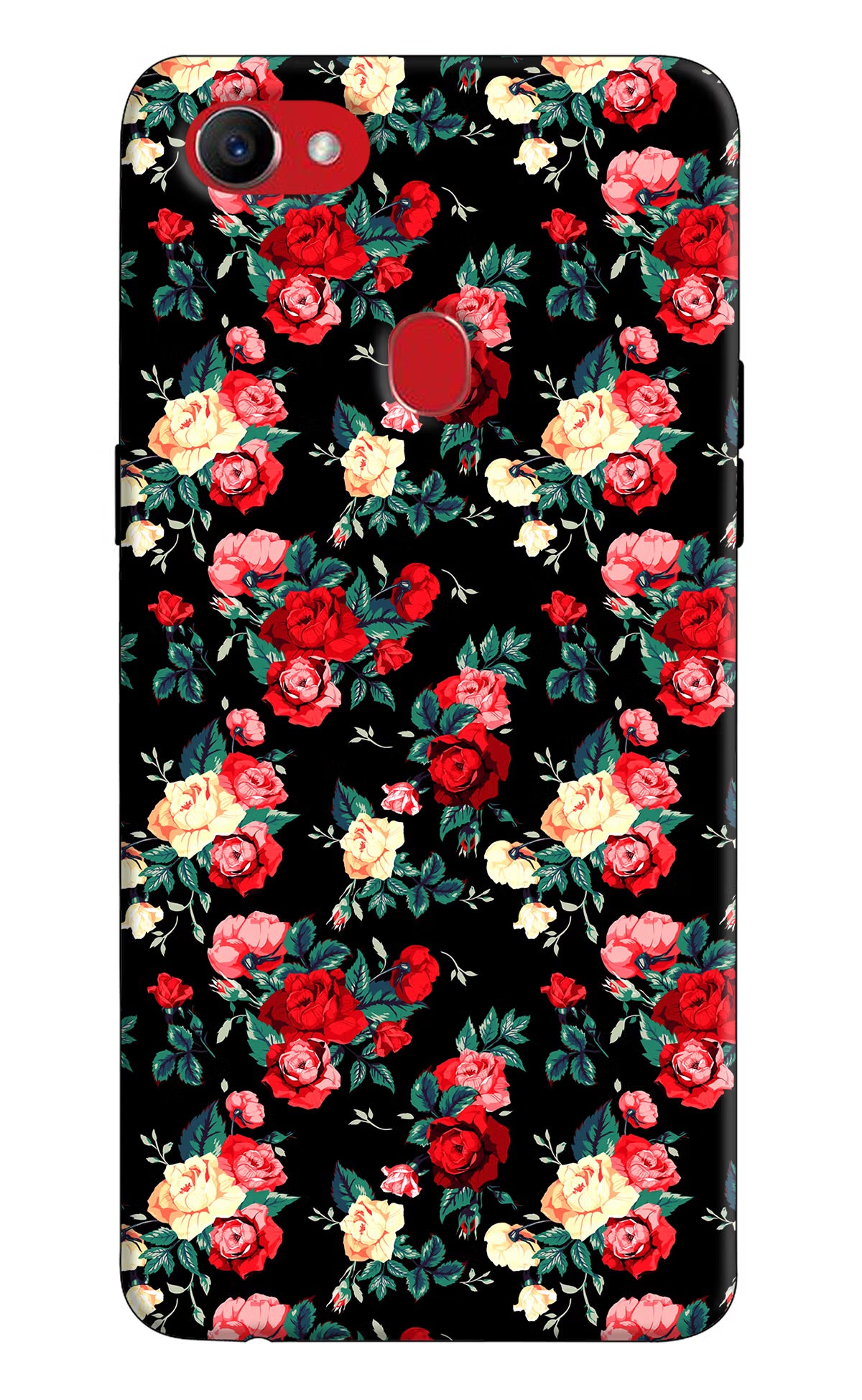 Rose Pattern Oppo F7 Back Cover - Rose Pattern Oppo F7 Hard Case Back Cover by Casekaro Rose Pattern Oppo F7 Hard Case Back Cover by Casekaro