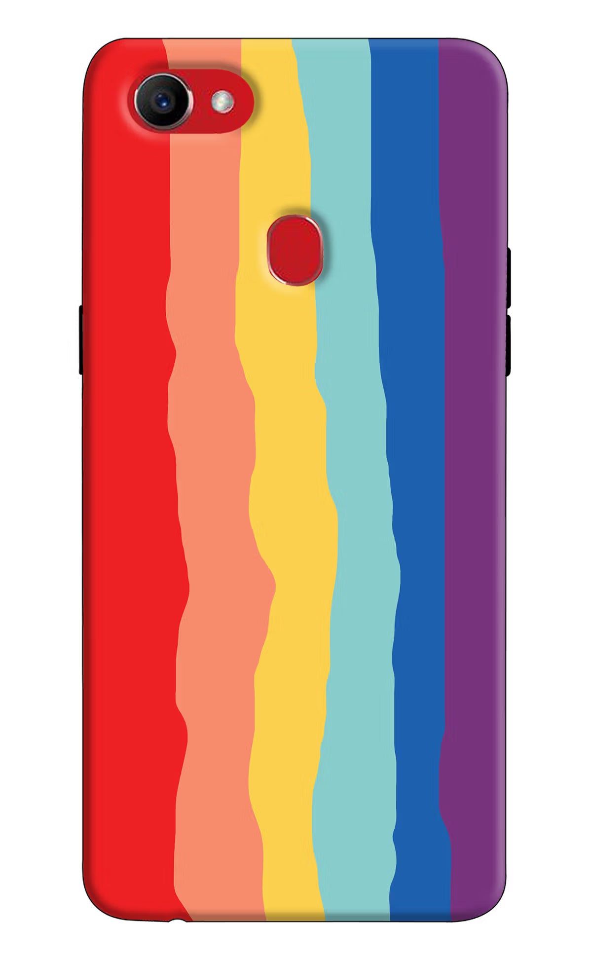 Rainbow Oppo F7 Back Cover - Rainbow Oppo F7 Hard Case Back Cover by Casekaro Rainbow Oppo F7 Hard Case Back Cover by Casekaro