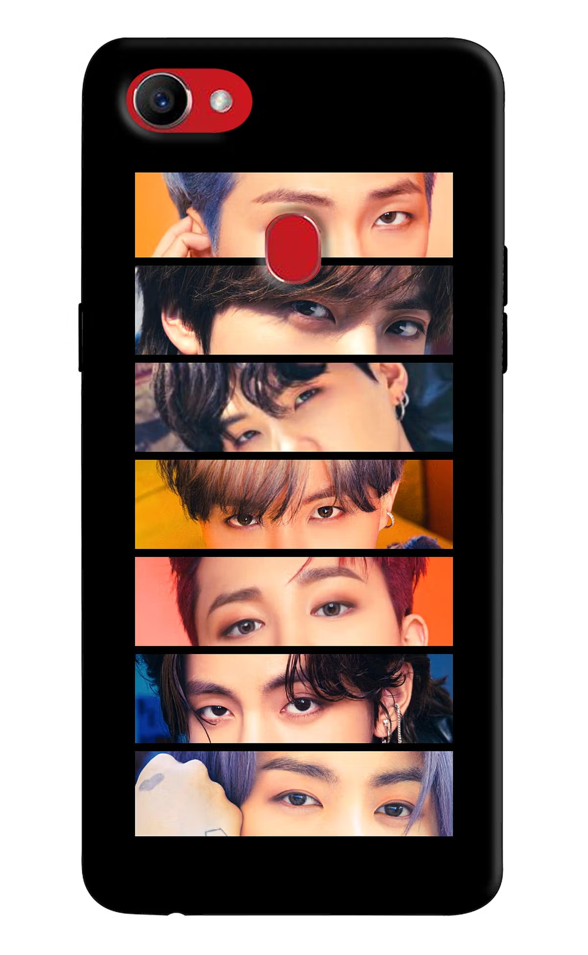 BTS Eyes Oppo F7 Back Cover - BTS Eyes Oppo F7 Hard Case Back Cover by Casekaro BTS Eyes Oppo F7 Hard Case Back Cover by Casekaro
