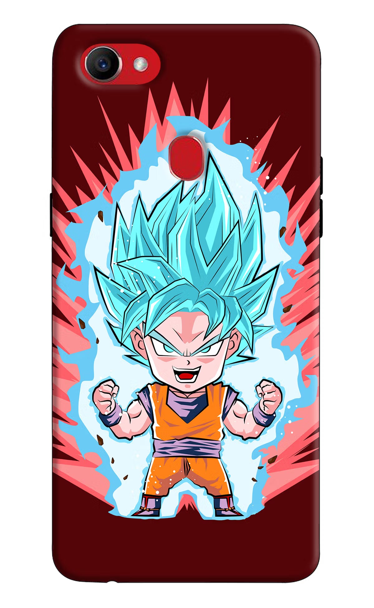 Goku Little Oppo F7 Back Cover - Goku Little Oppo F7 Hard Case Back Cover by Casekaro Goku Little Oppo F7 Hard Case Back Cover by Casekaro