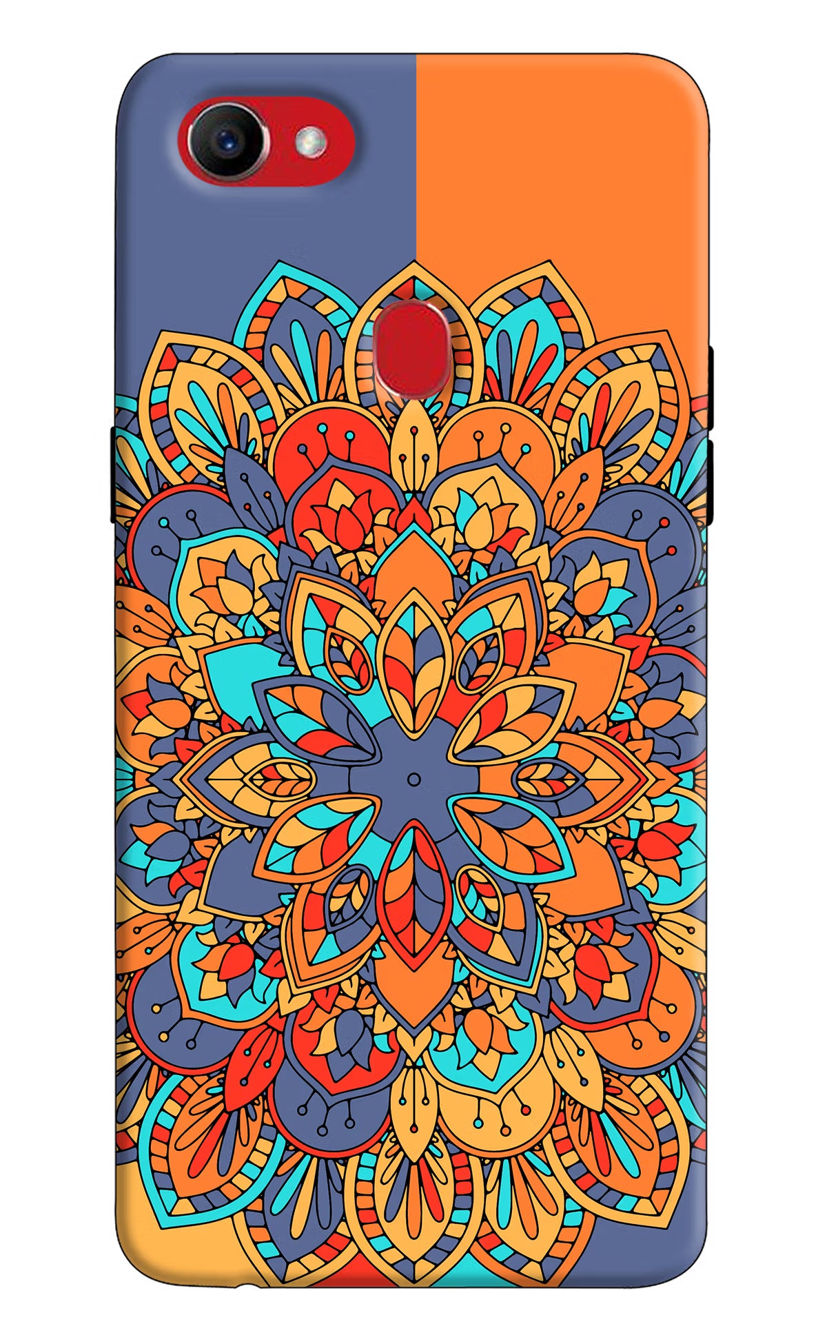 Color Mandala Oppo F7 Back Cover - Color Mandala Oppo F7 Hard Case Back Cover by Casekaro Color Mandala Oppo F7 Hard Case Back Cover by Casekaro