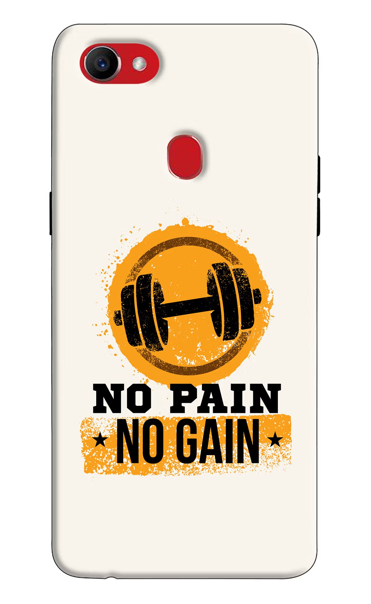 No Pain No Gain Oppo F7 Back Cover - No Pain No Gain Oppo F7 Hard Case Back Cover by Casekaro No Pain No Gain Oppo F7 Hard Case Back Cover by Casekaro