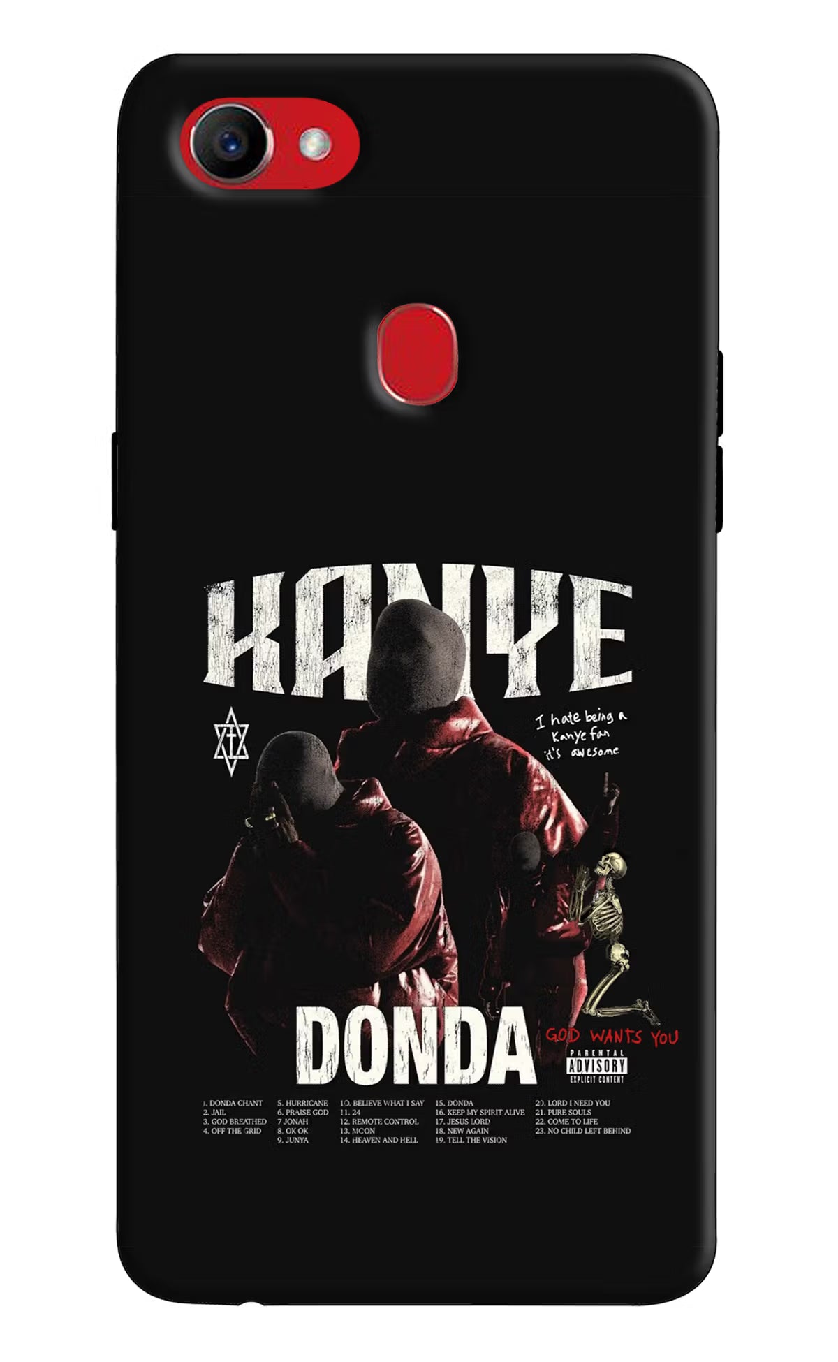 Donda Kanye West Oppo F7 Back Cover - Donda Kanye West Oppo F7 Hard Case Back Cover by Casekaro Donda Kanye West Oppo F7 Hard Case Back Cover by Casekaro
