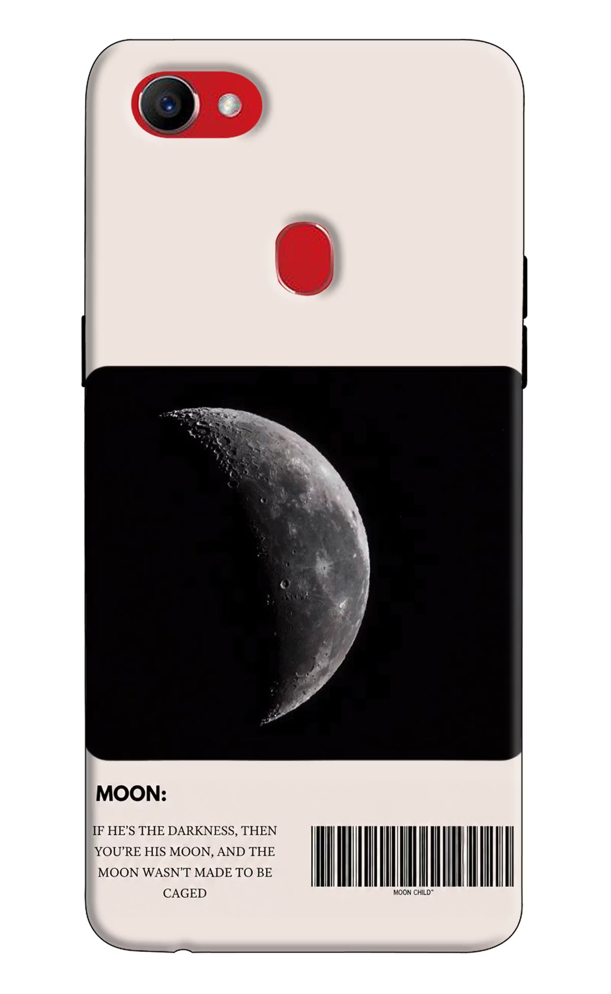 Moon Phase Oppo F7 Back Cover - Moon Phase Oppo F7 Back Cover Moon Phase Oppo F7 Back Cover