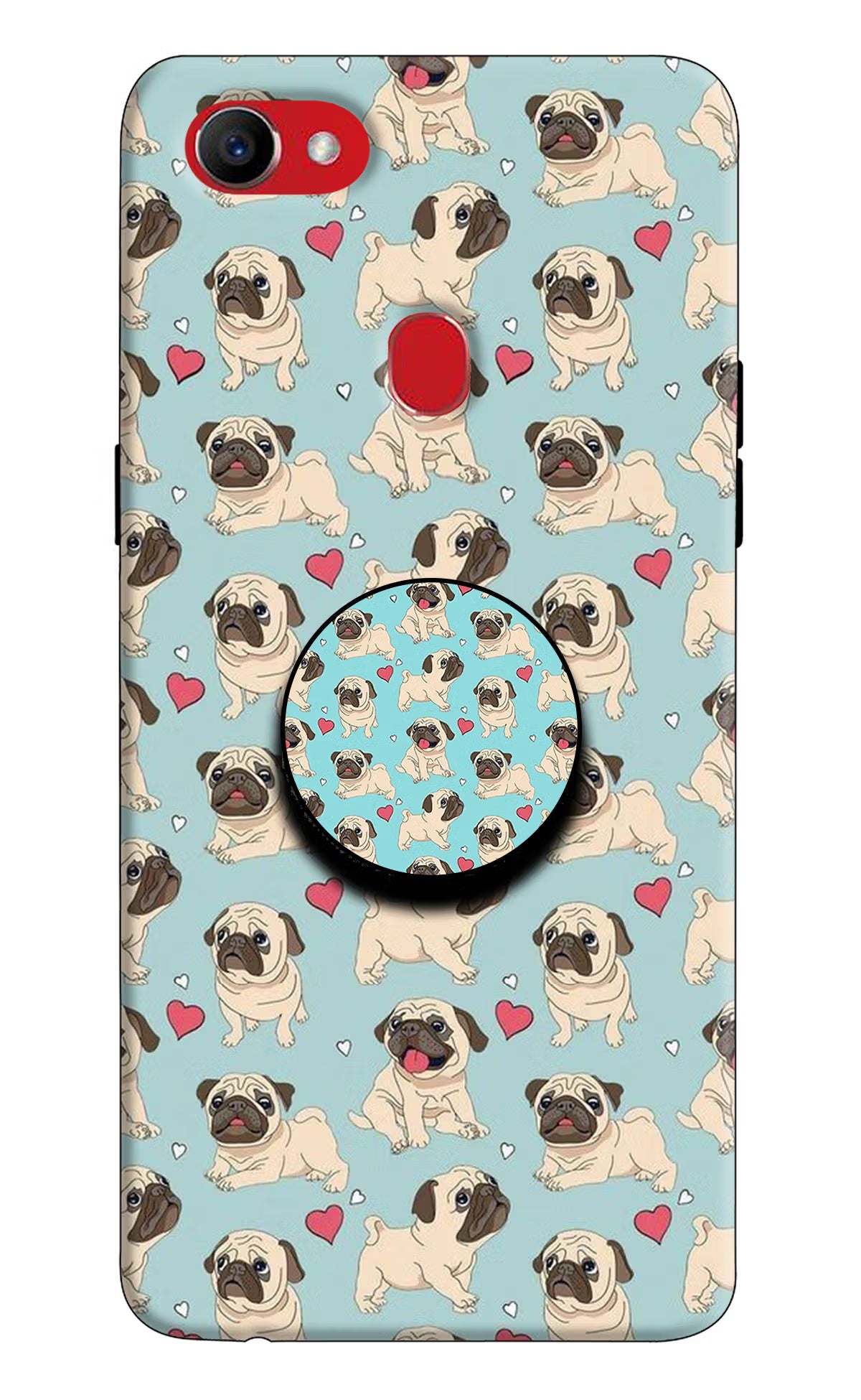 Pug Dog Oppo F7 Pop Case - Pug Dog Oppo F7 Pop Case by Casekaro Pug Dog Oppo F7 Pop Case by Casekaro