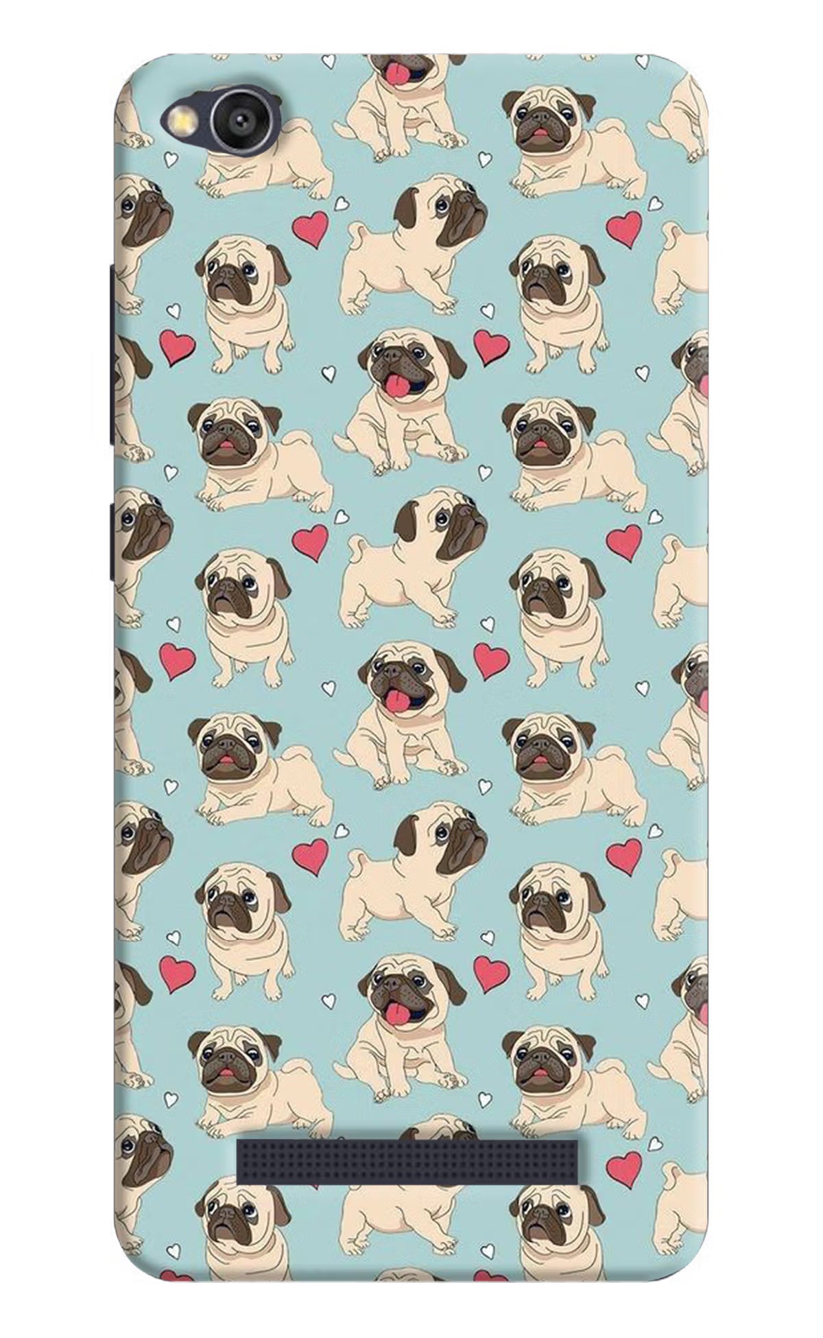 Pug Dog Redmi 4A Back Cover - Pug Dog Redmi 4A Hard Case Back Cover by Casekaro Pug Dog Redmi 4A Hard Case Back Cover by Casekaro