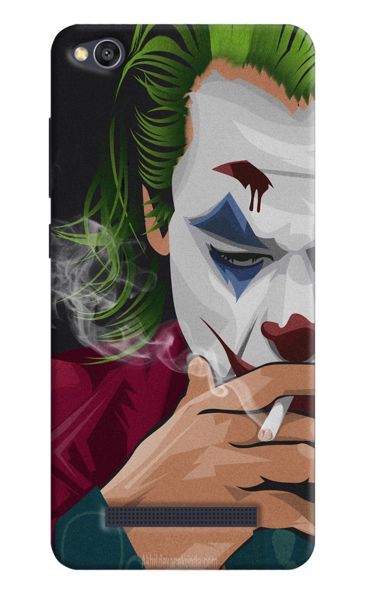 Joker Smoking Redmi 4A Back Cover - Joker Smoking Redmi 4A Hard Case Back Cover by Casekaro Joker Smoking Redmi 4A Hard Case Back Cover by Casekaro