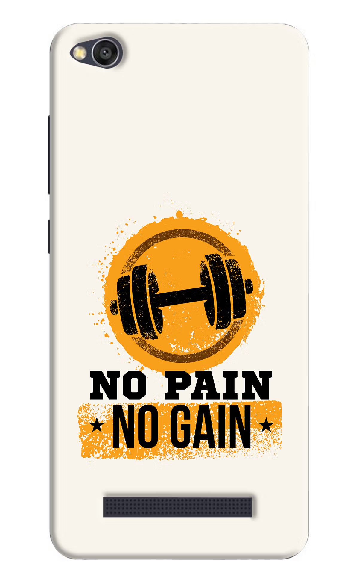 No Pain No Gain Redmi 4A Back Cover - No Pain No Gain Redmi 4A Hard Case Back Cover by Casekaro No Pain No Gain Redmi 4A Hard Case Back Cover by Casekaro