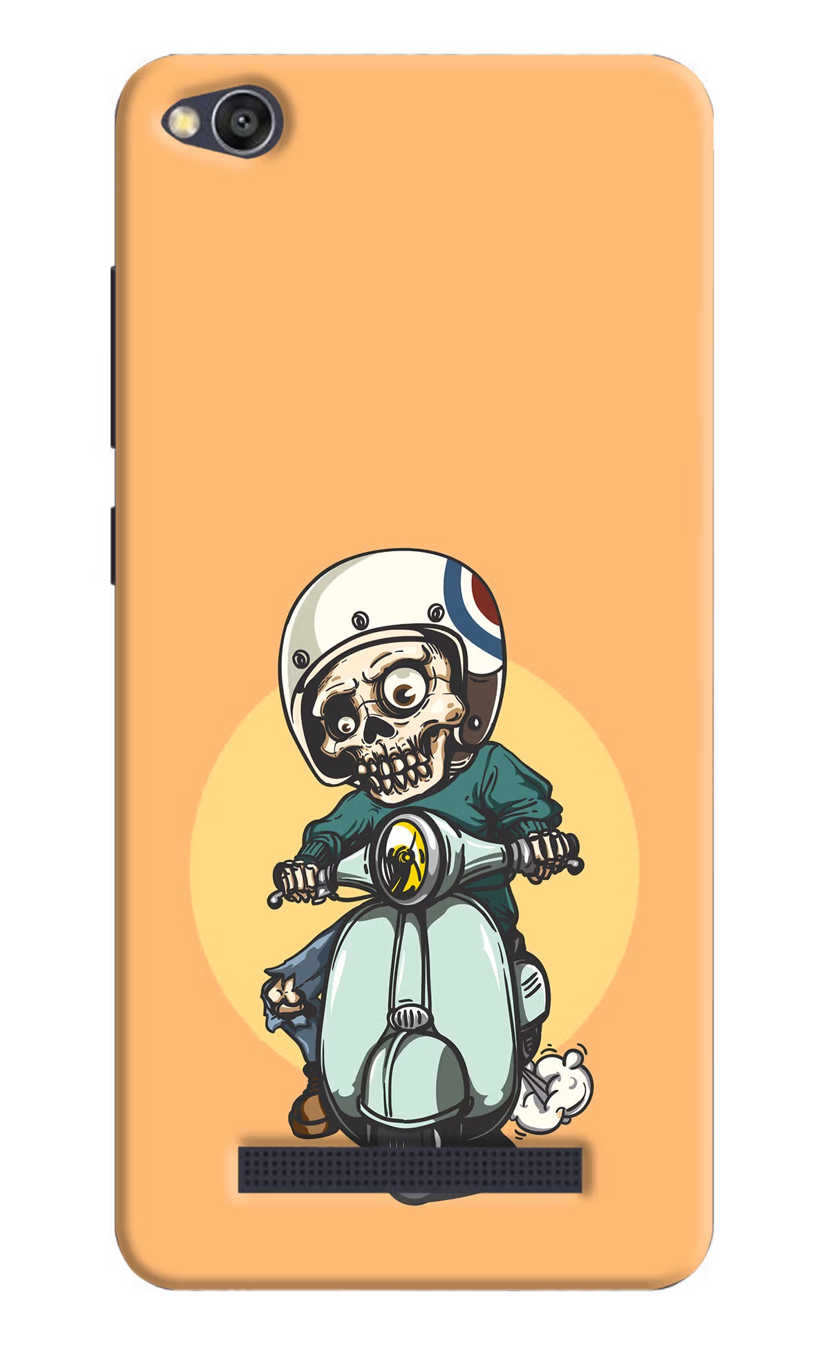 Undead Biker Redmi 4A Back Cover - Undead Biker Redmi 4A Hard Case Back Cover by Casekaro Undead Biker Redmi 4A Hard Case Back Cover by Casekaro
