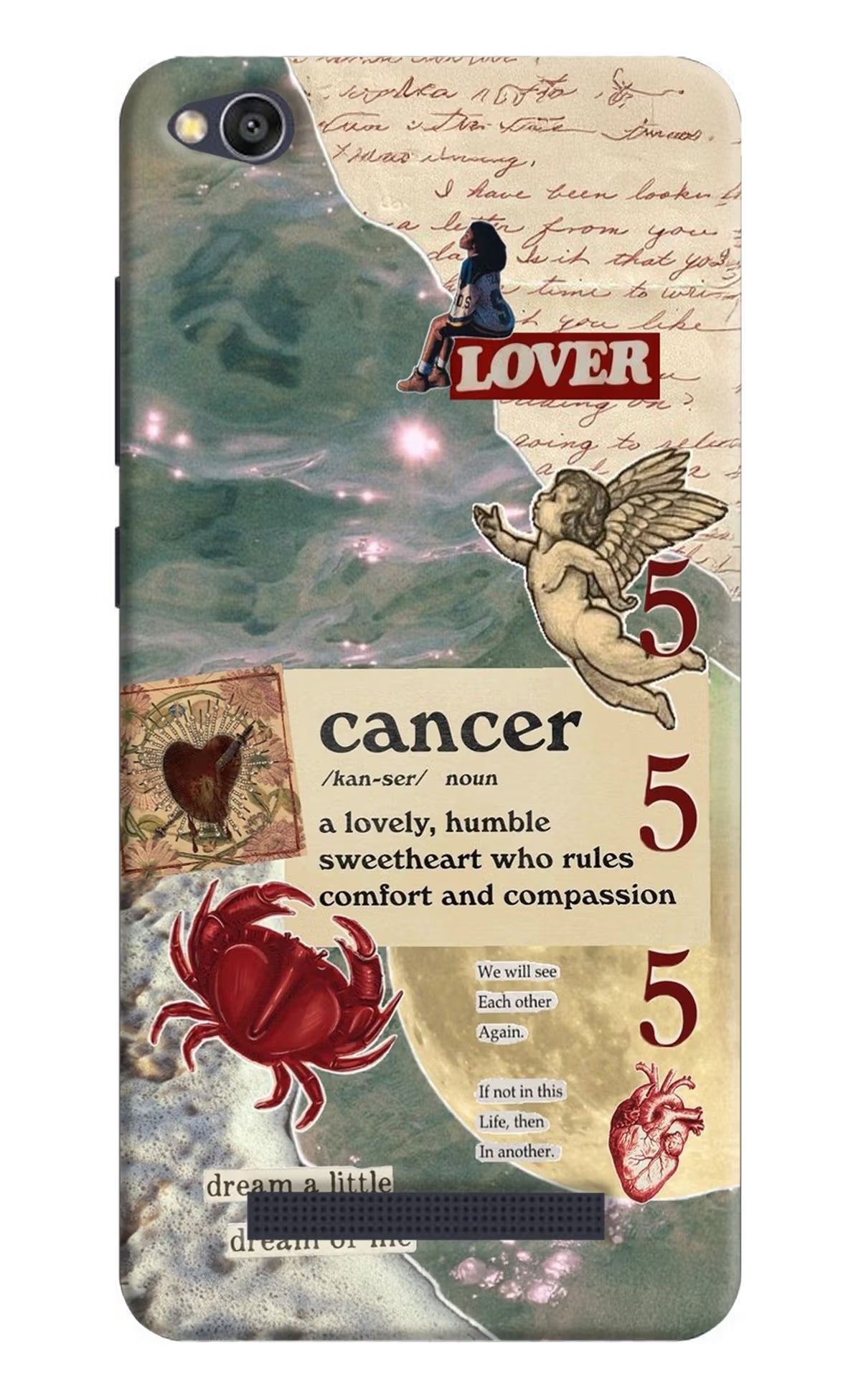 Cancer Zodiac Redmi 4A Back Cover - Cancer Zodiac Redmi 4A Hard Case Back Cover by Casekaro Cancer Zodiac Redmi 4A Hard Case Back Cover by Casekaro