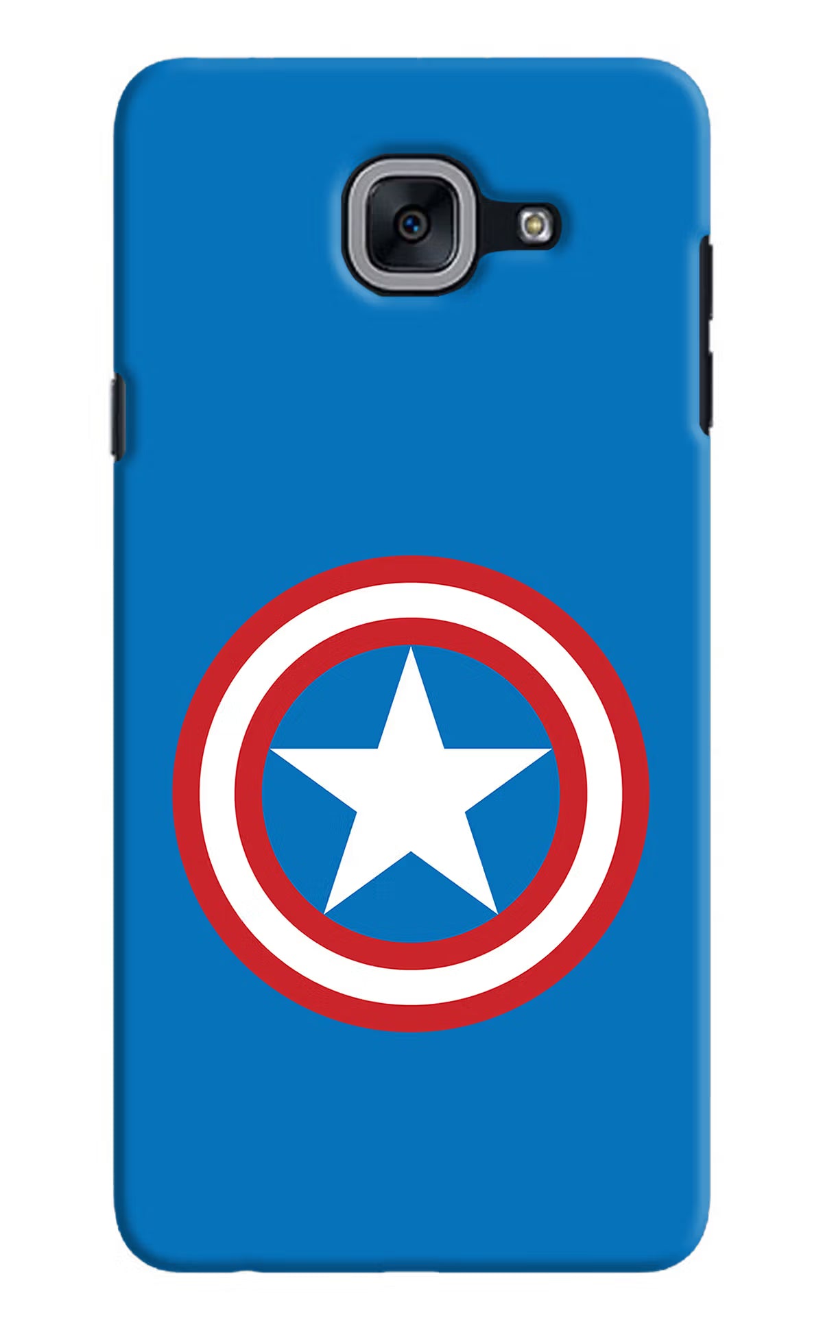 Captain America Logo Samsung J7 Max Back Cover - Captain America Logo Samsung J7 Max Hard Case Back Cover by Casekaro Captain America Logo Samsung J7 Max Hard Case Back Cover by Casekaro