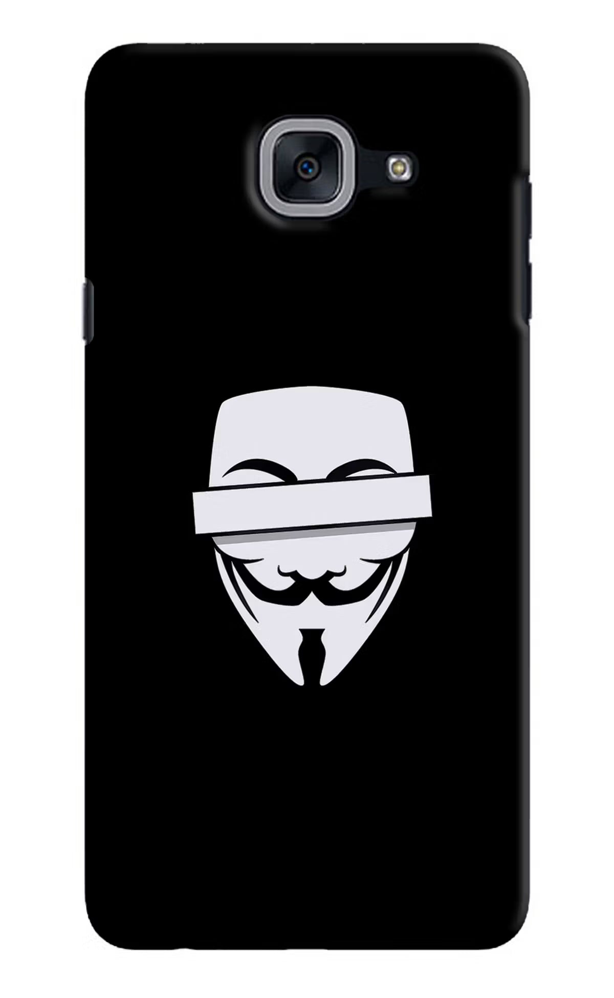 Anonymous Face Samsung J7 Max Back Cover - Anonymous Face Samsung J7 Max Hard Case Back Cover by Casekaro Anonymous Face Samsung J7 Max Hard Case Back Cover by Casekaro