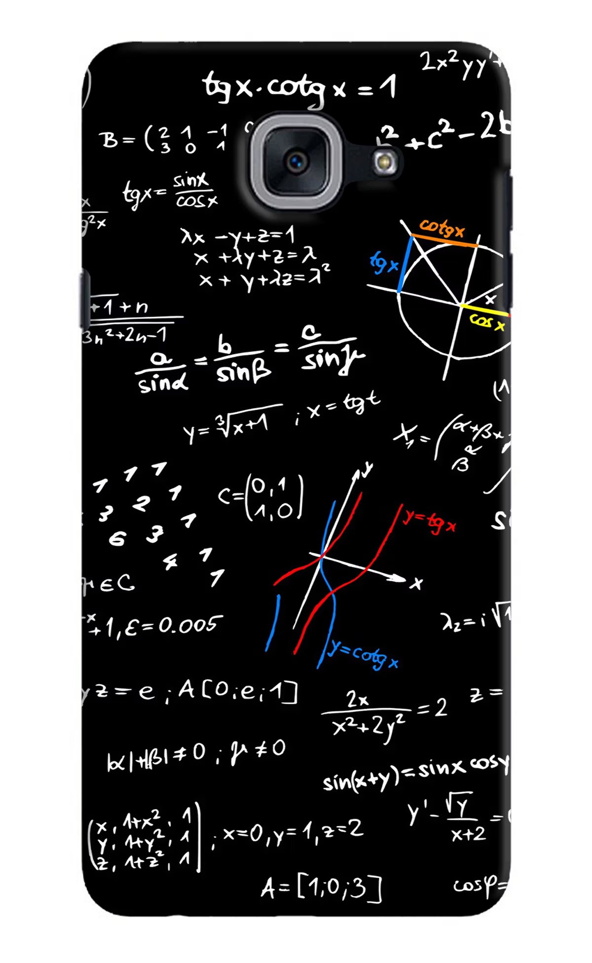 Mathematics Formula Samsung J7 Max Back Cover - Mathematics Formula Samsung J7 Max Hard Case Back Cover by Casekaro Mathematics Formula Samsung J7 Max Hard Case Back Cover by Casekaro