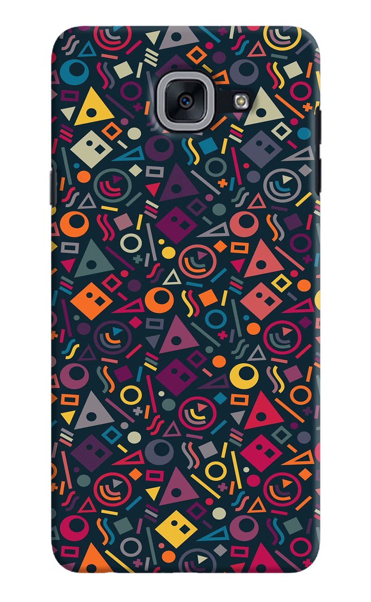 Geometric Abstract Samsung J7 Max Back Cover - Geometric Abstract Samsung J7 Max Hard Case Back Cover by Casekaro Geometric Abstract Samsung J7 Max Hard Case Back Cover by Casekaro