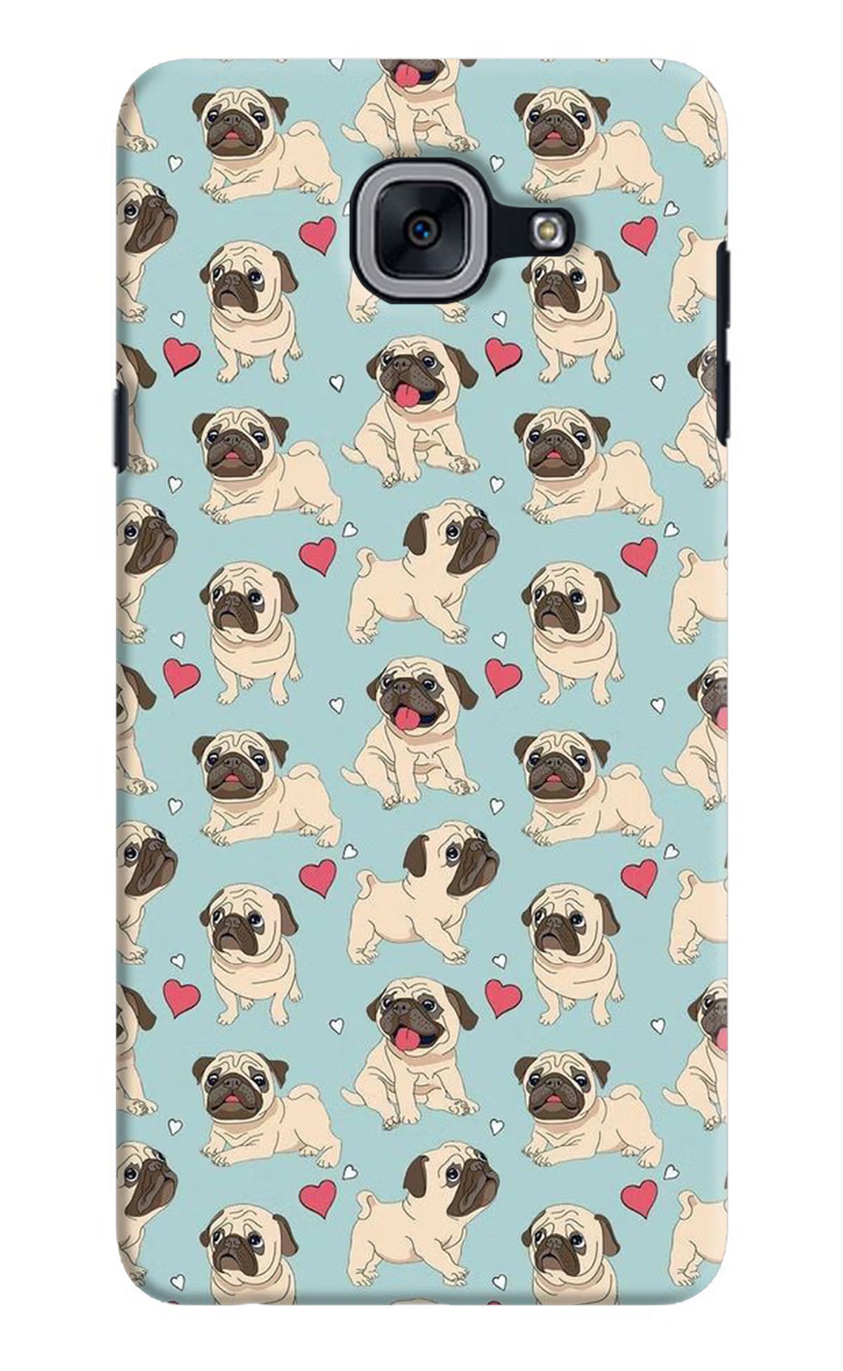 Pug Dog Samsung J7 Max Back Cover - Pug Dog Samsung J7 Max Hard Case Back Cover by Casekaro Pug Dog Samsung J7 Max Hard Case Back Cover by Casekaro