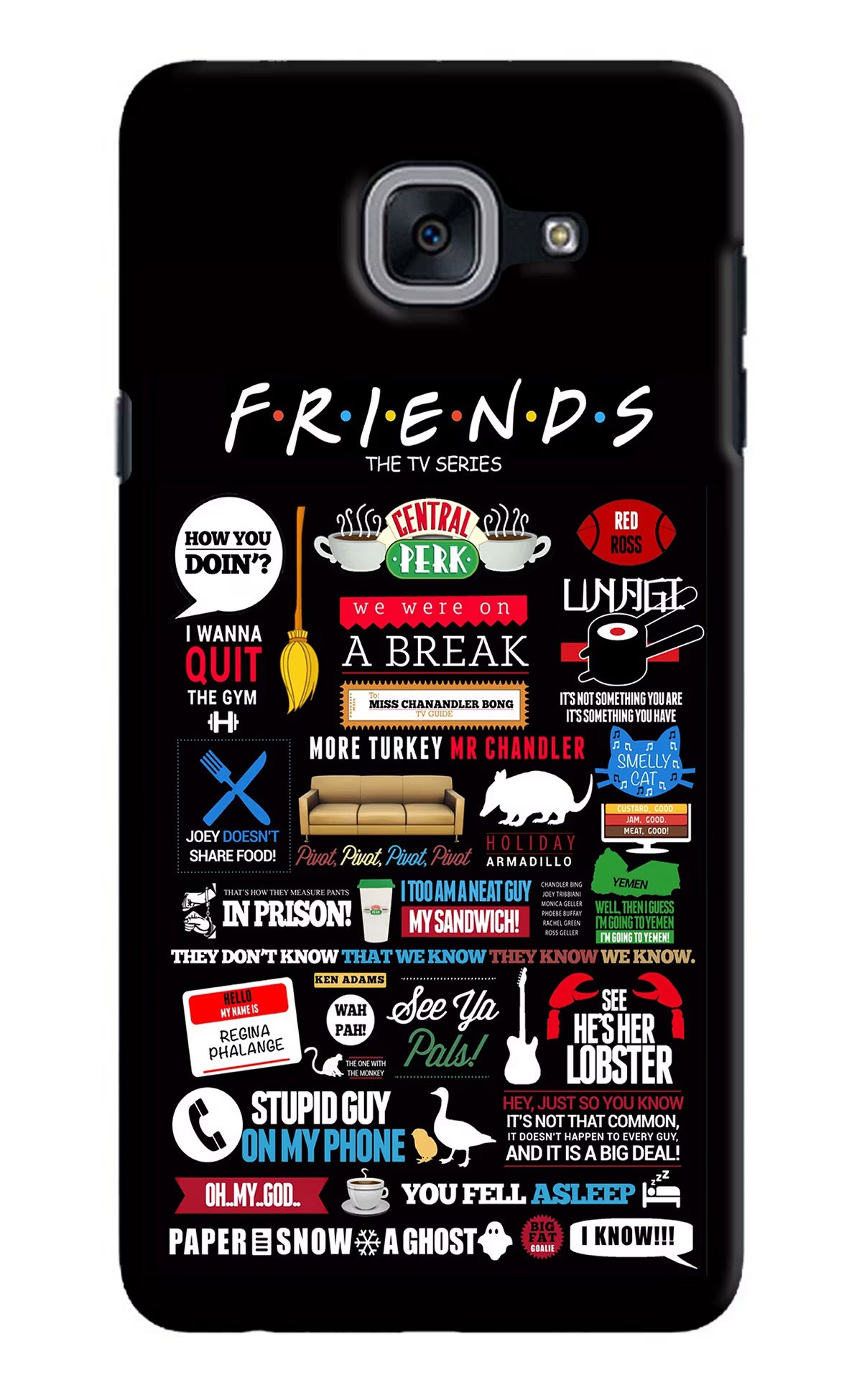 FRIENDS Samsung J7 Max Back Cover - FRIENDS Samsung J7 Max Hard Case Back Cover by Casekaro FRIENDS Samsung J7 Max Hard Case Back Cover by Casekaro