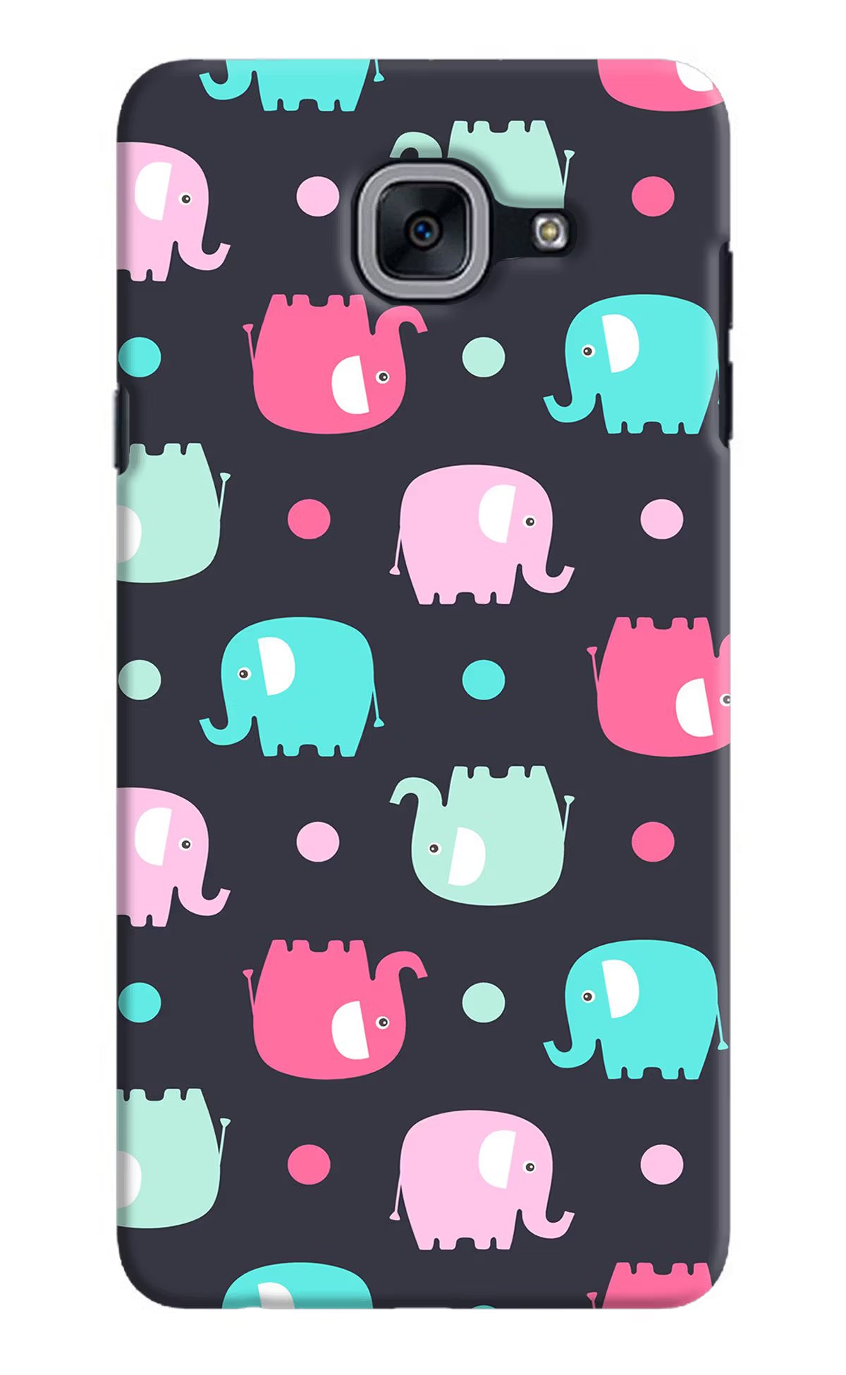 Elephants Samsung J7 Max Back Cover - Elephants Samsung J7 Max Hard Case Back Cover by Casekaro Elephants Samsung J7 Max Hard Case Back Cover by Casekaro