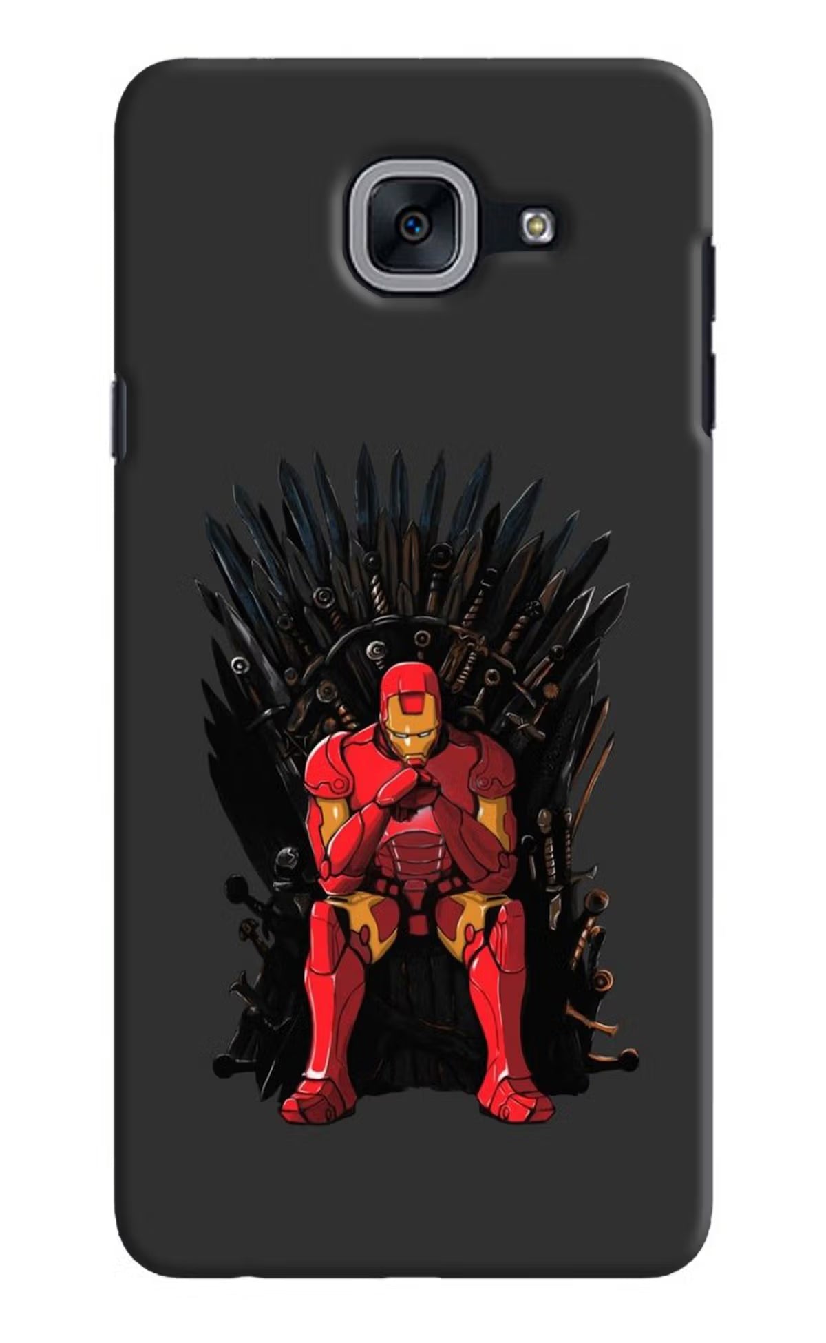 Ironman Throne Samsung J7 Max Back Cover - Ironman Throne Samsung J7 Max Hard Case Back Cover by Casekaro Ironman Throne Samsung J7 Max Hard Case Back Cover by Casekaro