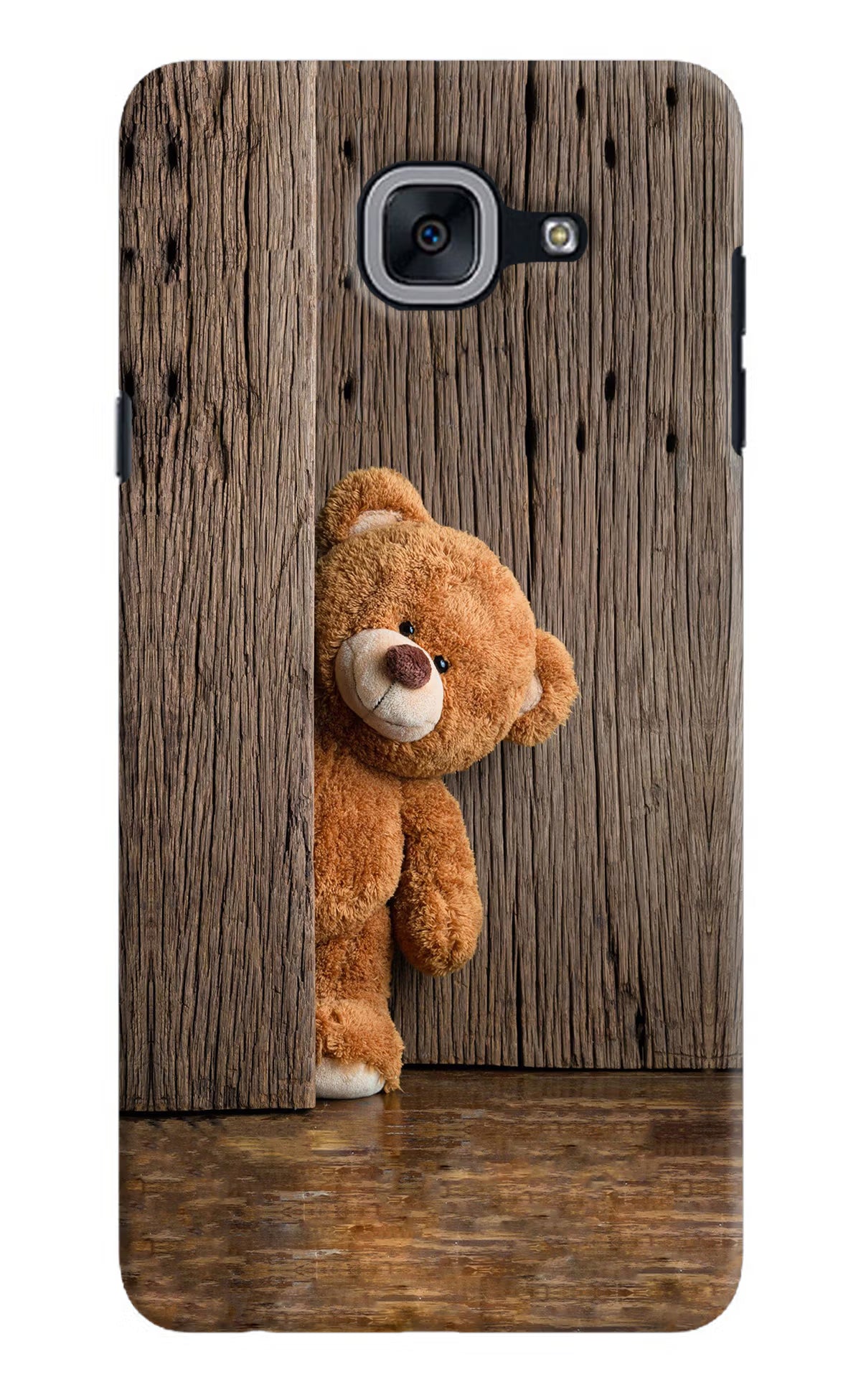 Teddy Wooden Samsung J7 Max Back Cover - Teddy Wooden Samsung J7 Max Hard Case Back Cover by Casekaro Teddy Wooden Samsung J7 Max Hard Case Back Cover by Casekaro