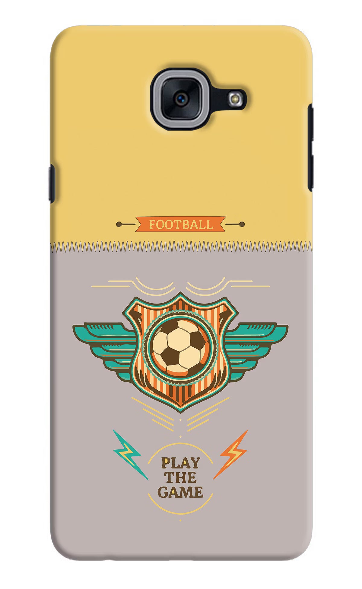 Football Samsung J7 Max Back Cover - Football Samsung J7 Max Hard Case Back Cover by Casekaro Football Samsung J7 Max Hard Case Back Cover by Casekaro