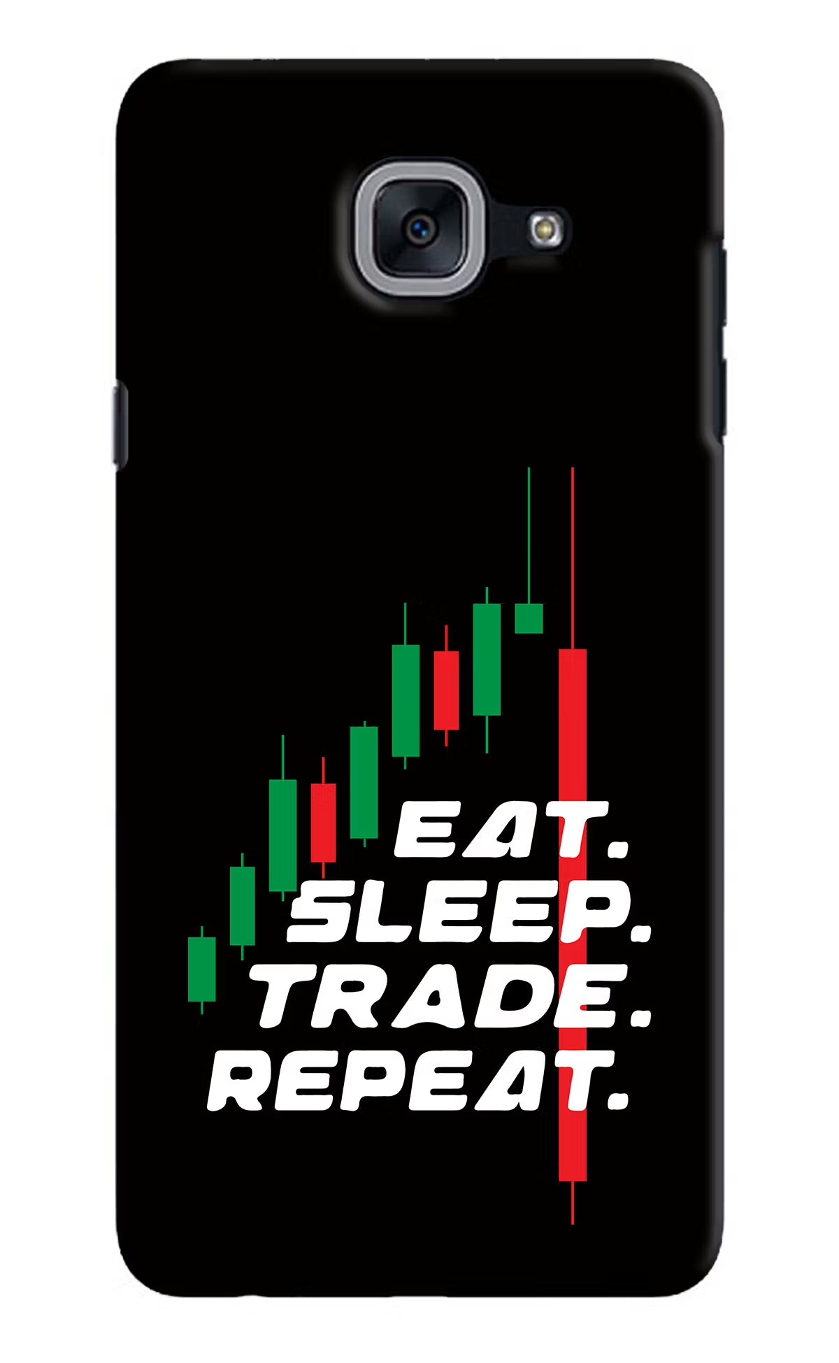 Eat Sleep Trade Repeat Samsung J7 Max Back Cover - Eat Sleep Trade Repeat Samsung J7 Max Hard Case Back Cover by Casekaro Eat Sleep Trade Repeat Samsung J7 Max Hard Case Back Cover by Casekaro