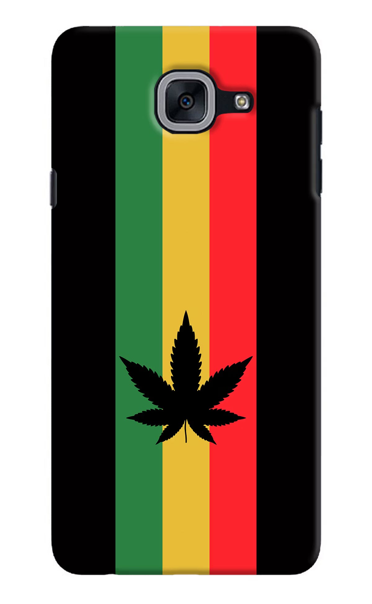 Weed Flag Samsung J7 Max Back Cover - Weed Flag Samsung J7 Max Hard Case Back Cover by Casekaro Weed Flag Samsung J7 Max Hard Case Back Cover by Casekaro