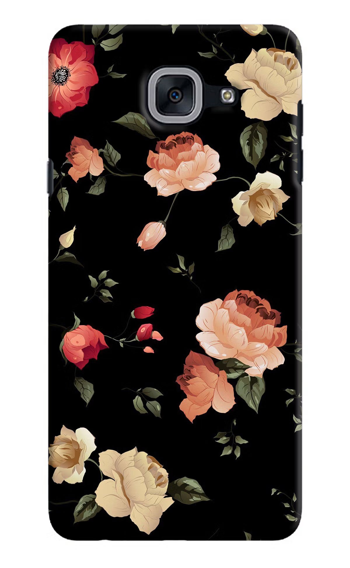Flowers Samsung J7 Max Back Cover - Flowers Samsung J7 Max Hard Case Back Cover by Casekaro Flowers Samsung J7 Max Hard Case Back Cover by Casekaro