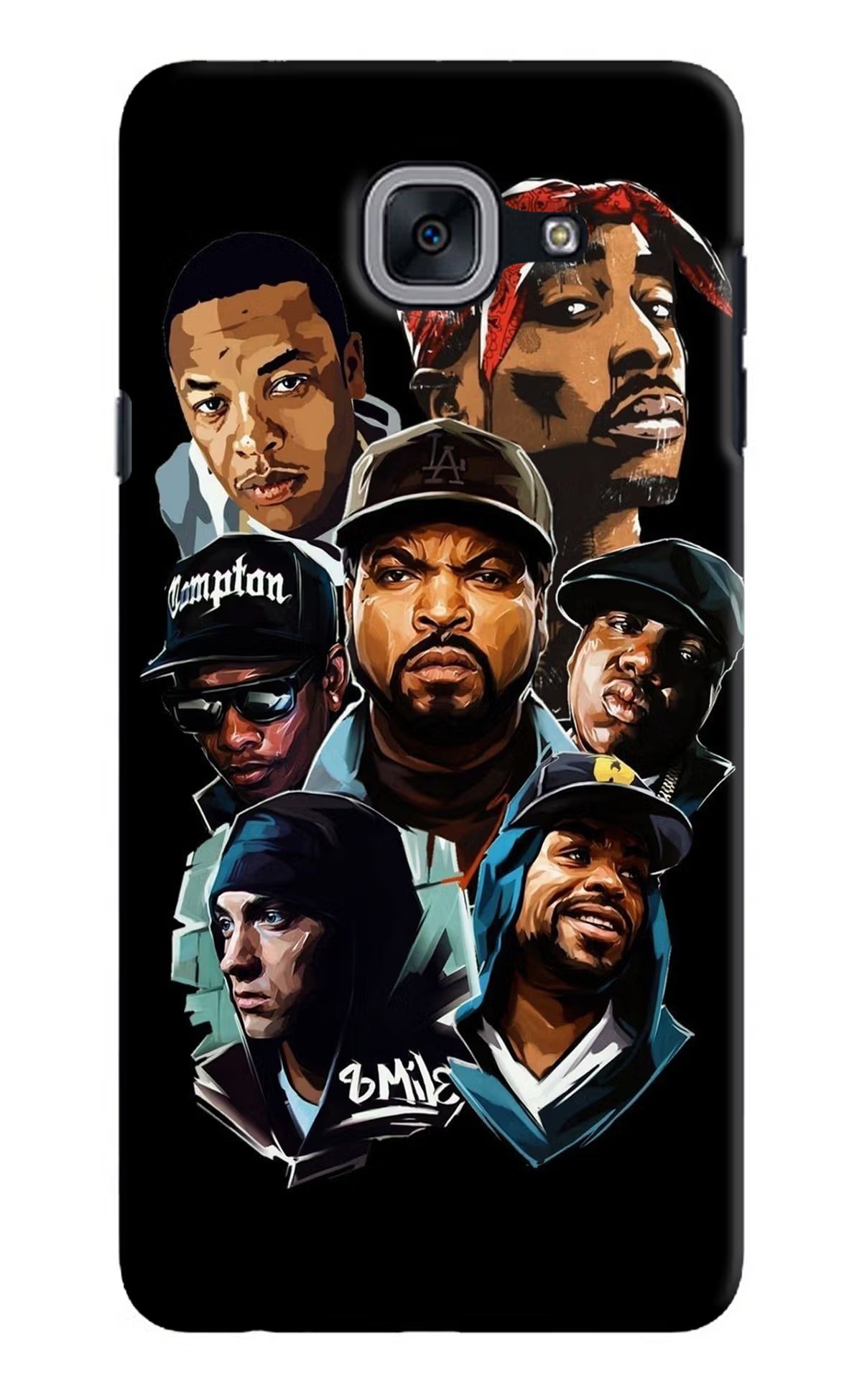 Rappers Samsung J7 Max Back Cover - Rappers Samsung J7 Max Hard Case Back Cover by Casekaro Rappers Samsung J7 Max Hard Case Back Cover by Casekaro