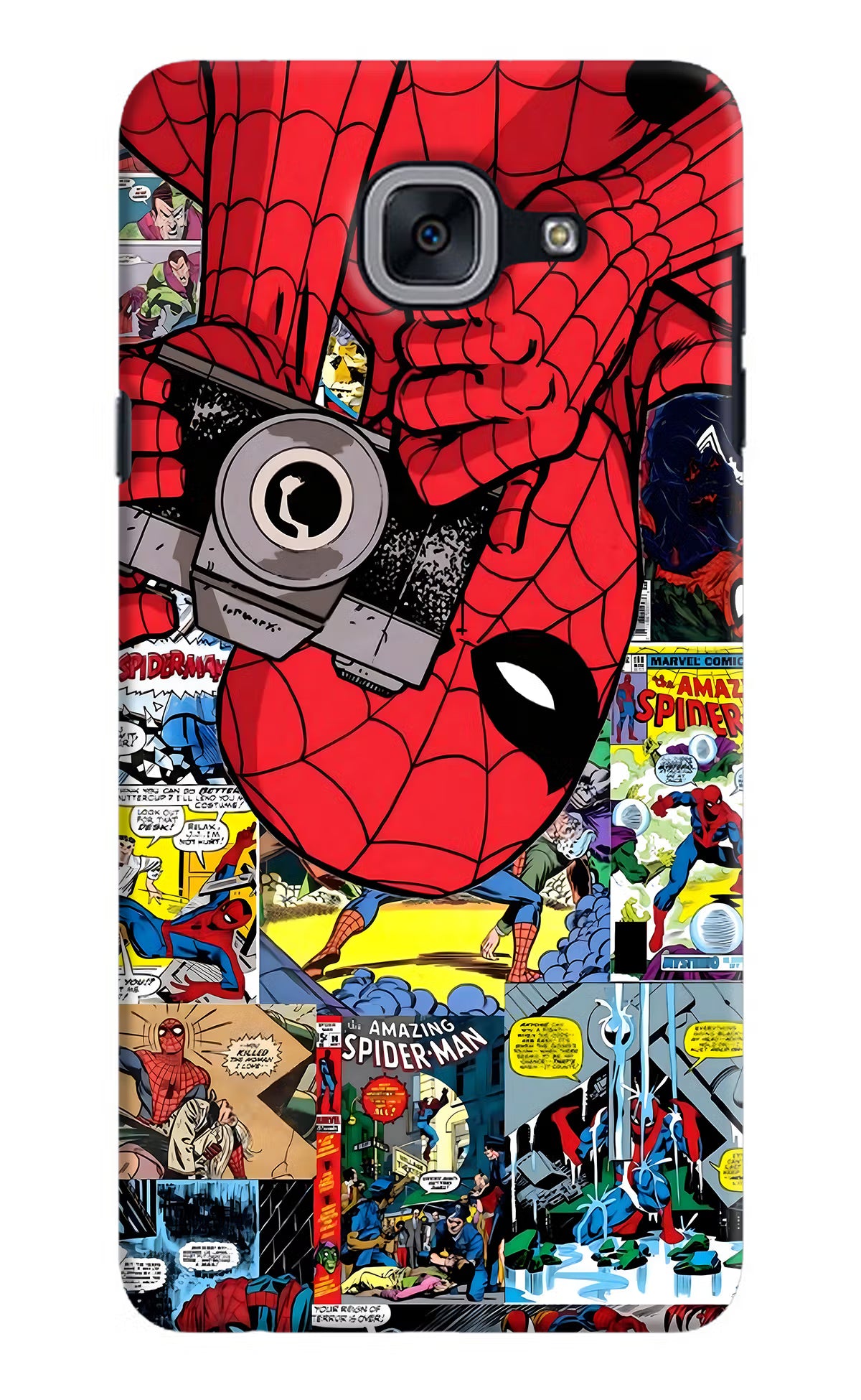 Spider Man Samsung J7 Max Back Cover - Spider Man Samsung J7 Max Hard Case Back Cover by Casekaro Spider Man Samsung J7 Max Hard Case Back Cover by Casekaro