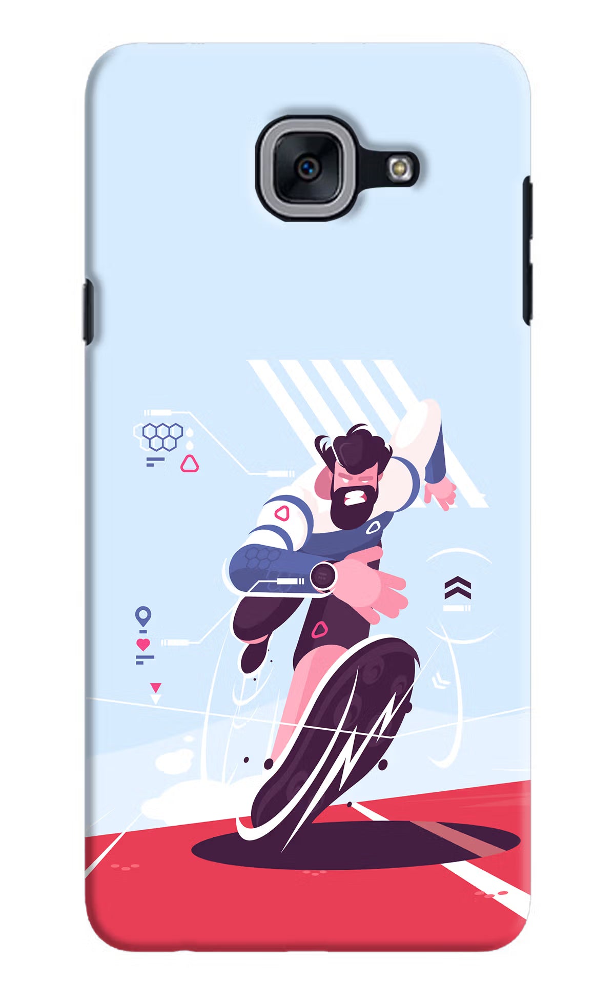 Run Pro Samsung J7 Max Back Cover - Run Pro Samsung J7 Max Hard Case Back Cover by Casekaro Run Pro Samsung J7 Max Hard Case Back Cover by Casekaro