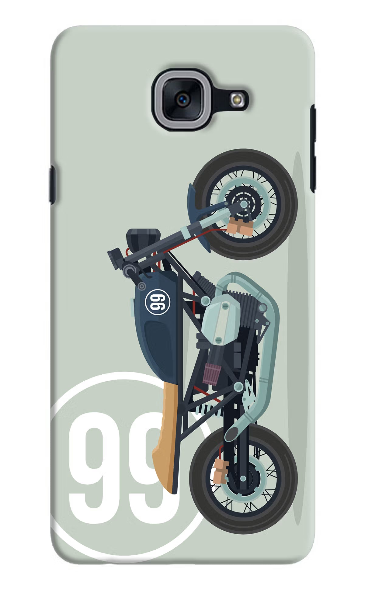 Classic Cafe Racer 99 Samsung J7 Max Back Cover - Classic Cafe Racer 99 Samsung J7 Max Hard Case Back Cover by Casekaro Classic Cafe Racer 99 Samsung J7 Max Hard Case Back Cover by Casekaro