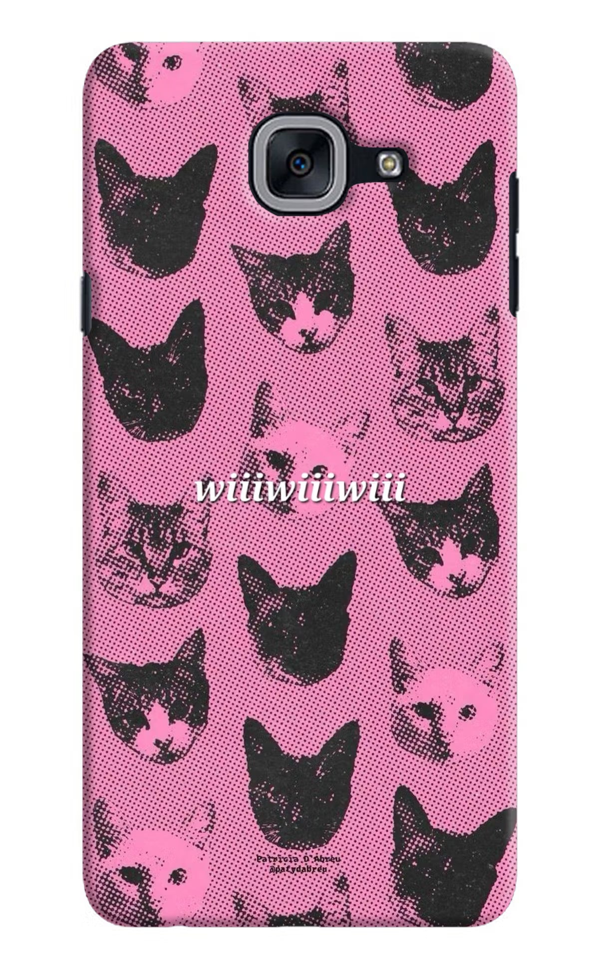 Pink Cats Samsung J7 Max Back Cover - Pink Cats Samsung J7 Max Hard Case Back Cover by Casekaro Pink Cats Samsung J7 Max Hard Case Back Cover by Casekaro