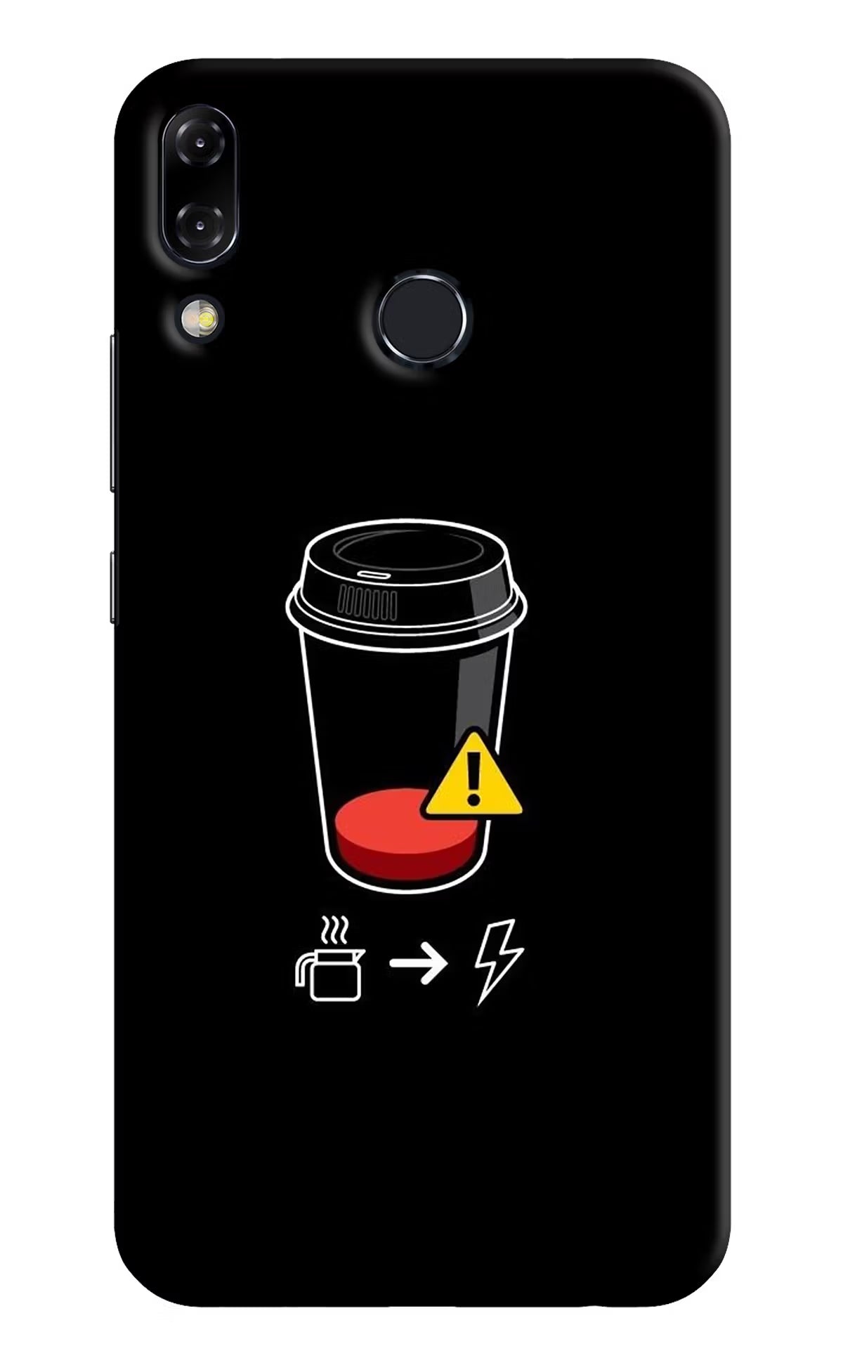 Coffee Asus Zenfone 5Z Back Cover - Coffee Asus Zenfone 5Z Hard Case Back Cover by Casekaro Coffee Asus Zenfone 5Z Hard Case Back Cover by Casekaro