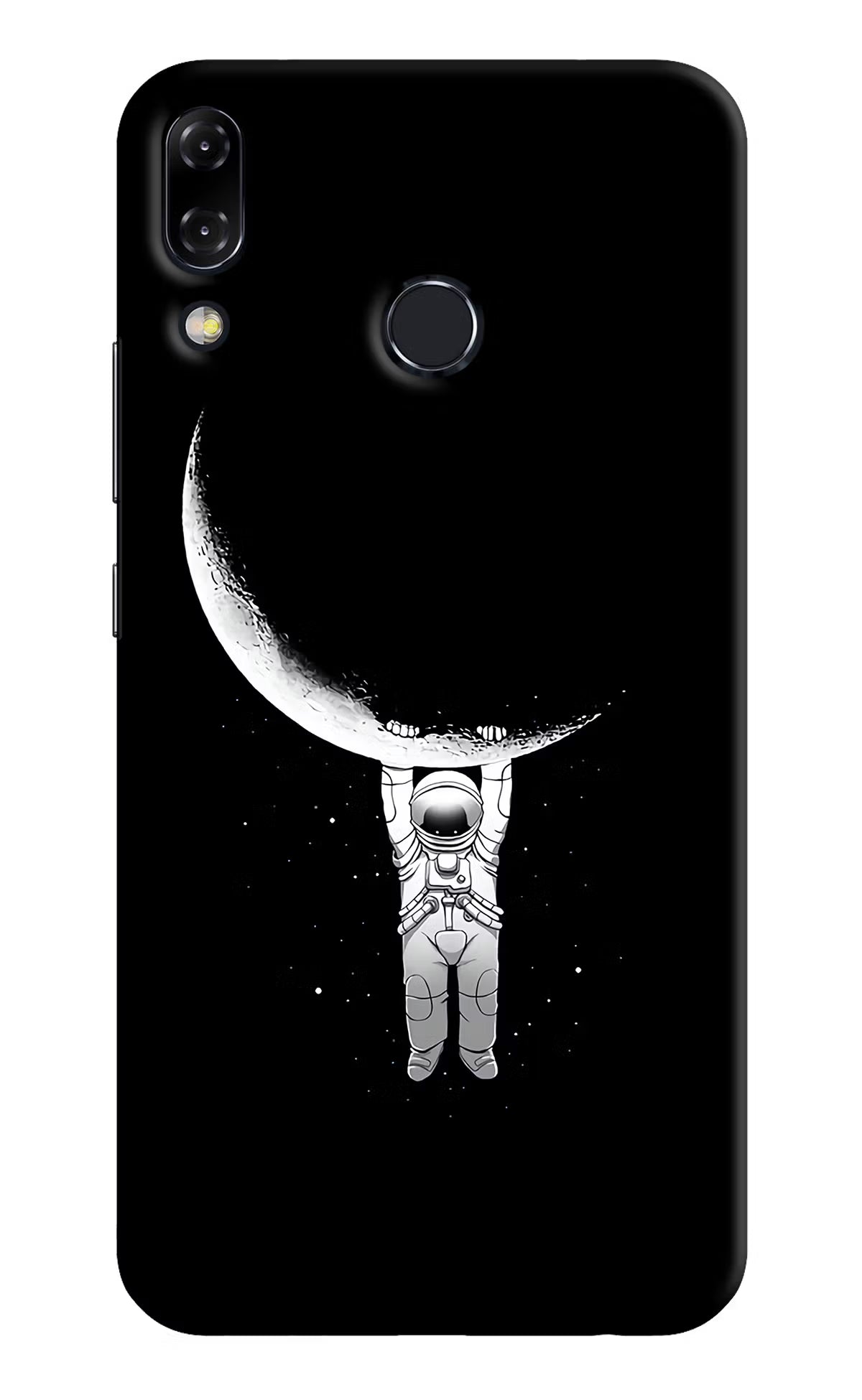 Moon Space Asus Zenfone 5Z Back Cover - Moon Space Asus Zenfone 5Z Hard Case Back Cover by Casekaro Moon Space Asus Zenfone 5Z Hard Case Back Cover by Casekaro