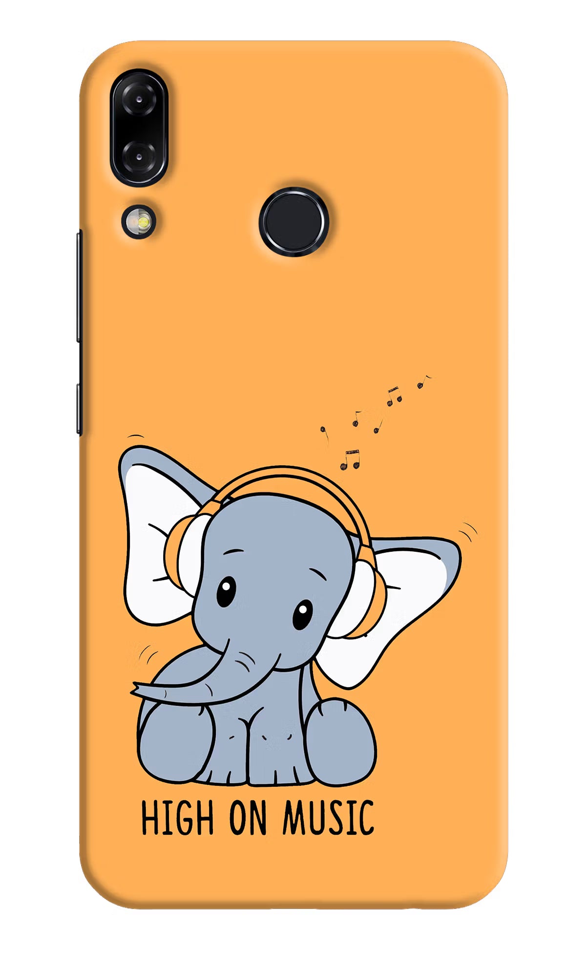 High On Music Asus Zenfone 5Z Back Cover - High On Music Asus Zenfone 5Z Hard Case Back Cover by Casekaro High On Music Asus Zenfone 5Z Hard Case Back Cover by Casekaro