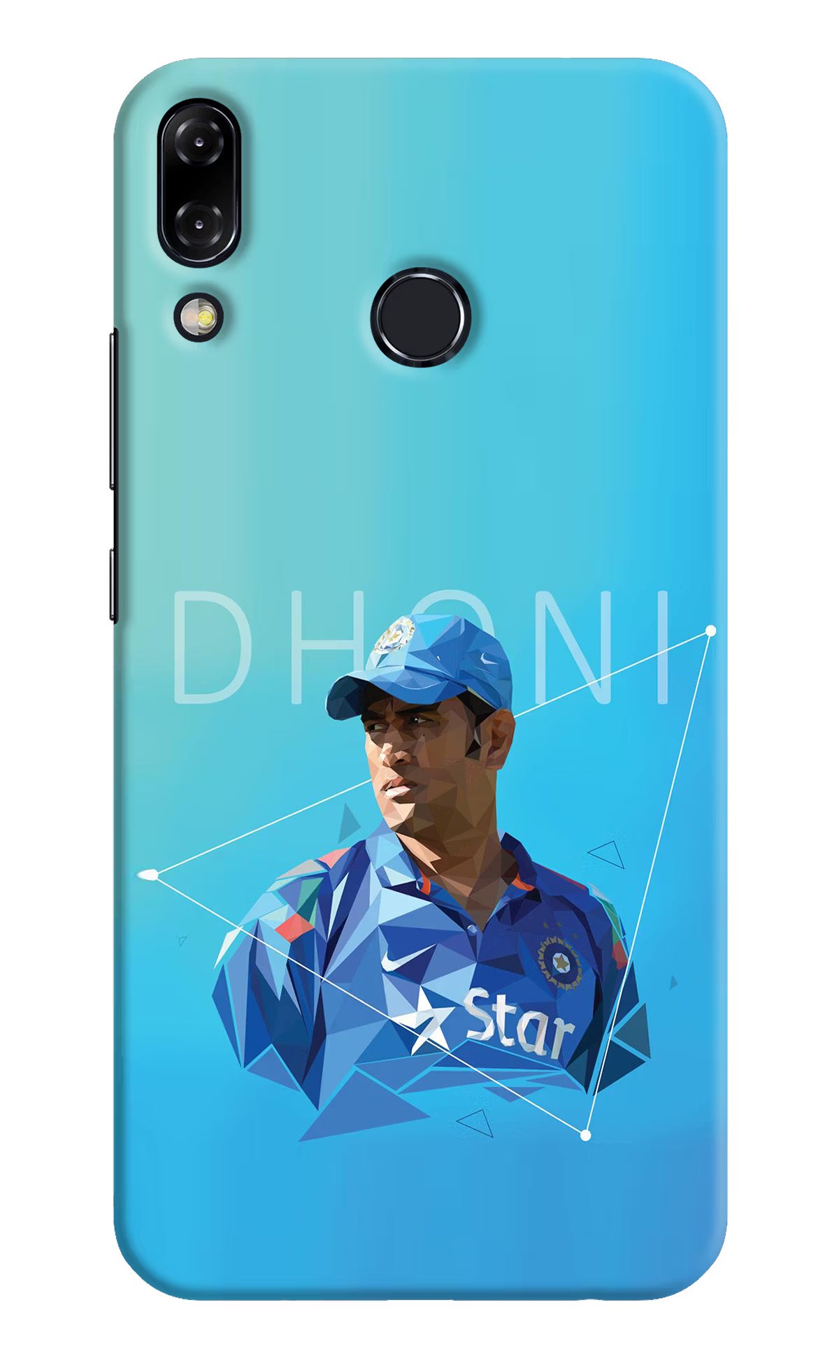 Dhoni Artwork Asus Zenfone 5Z Back Cover - Dhoni Artwork Asus Zenfone 5Z Hard Case Back Cover by Casekaro Dhoni Artwork Asus Zenfone 5Z Hard Case Back Cover by Casekaro